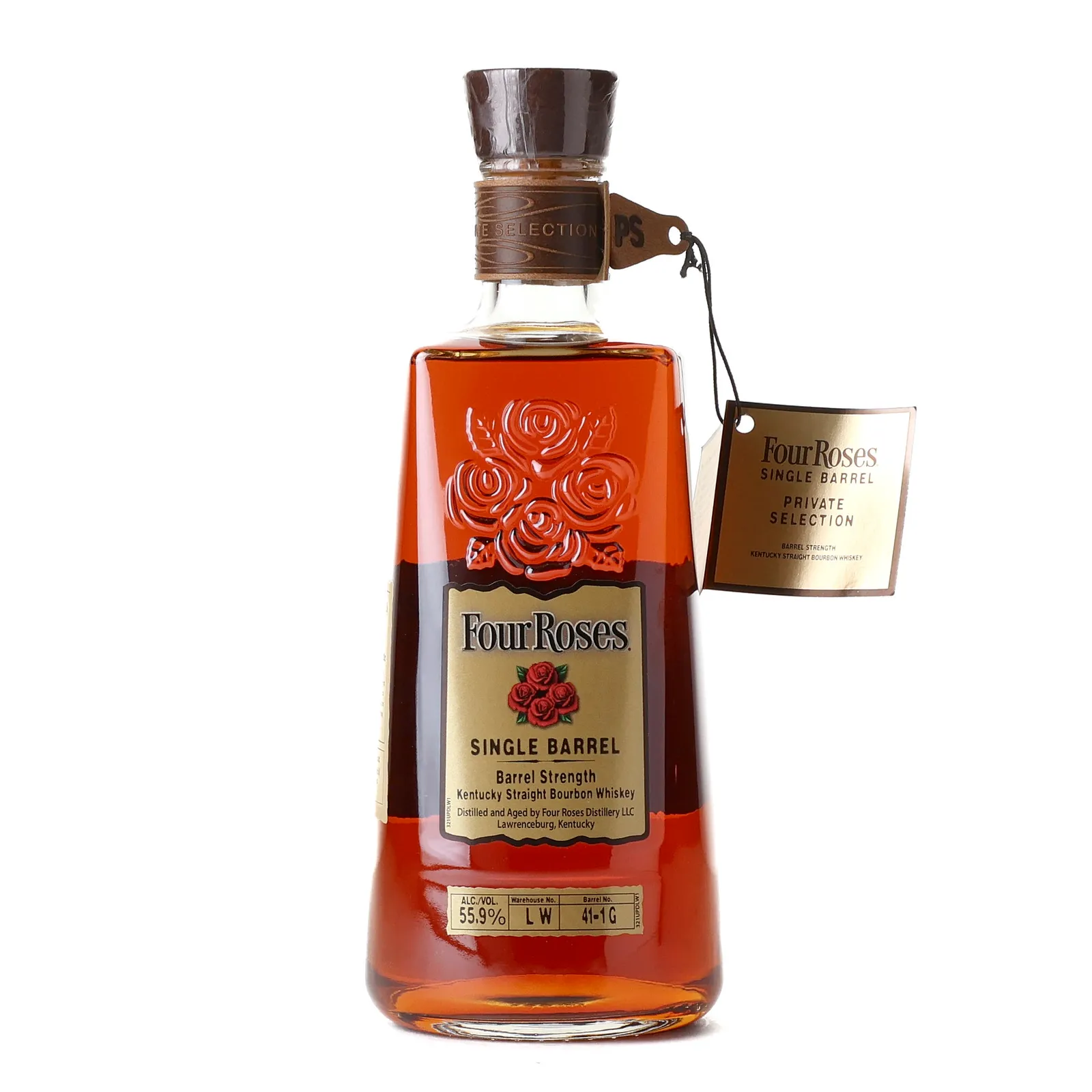 Four Roses Single Barrel Private Selection OESV 10 Year Old, Cask #41-1 G, 2023, 55.9% whisky bottle