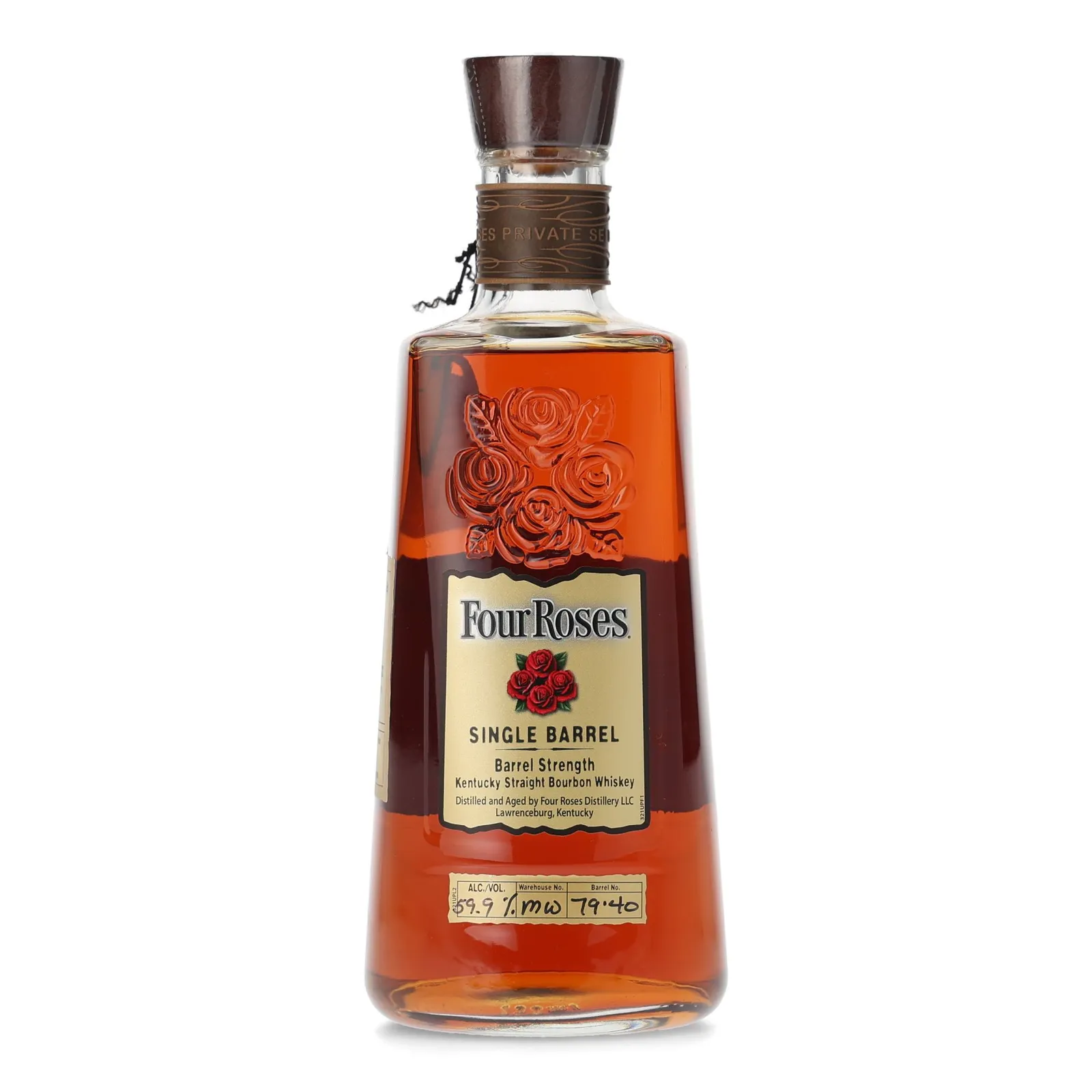 Four Roses Single Barrel Private Selection OESF Crown Liquors - Aretha 9 Year Old, Cask #79-4O, 59.9% whisky bottle