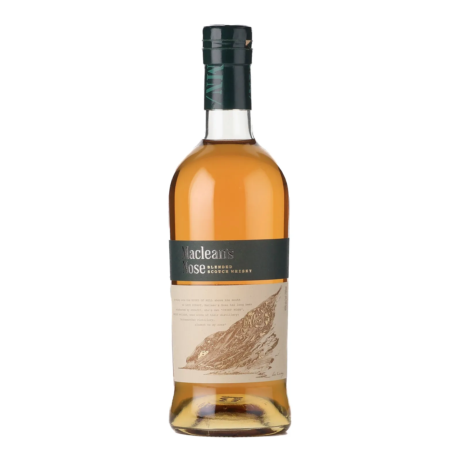 Maclean's Nose Blended Whisky, Bourbon & Sherry Cask, Adelphi, 46% whisky bottle
