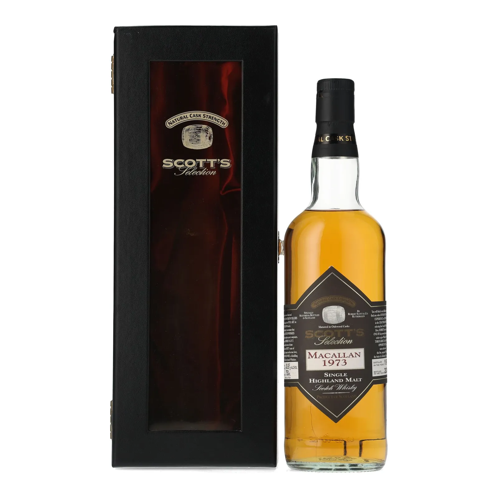 Macallan Scott's Selection 27 Year Old, 1973, Robert Scott & Co., 45.6% whisky bottle