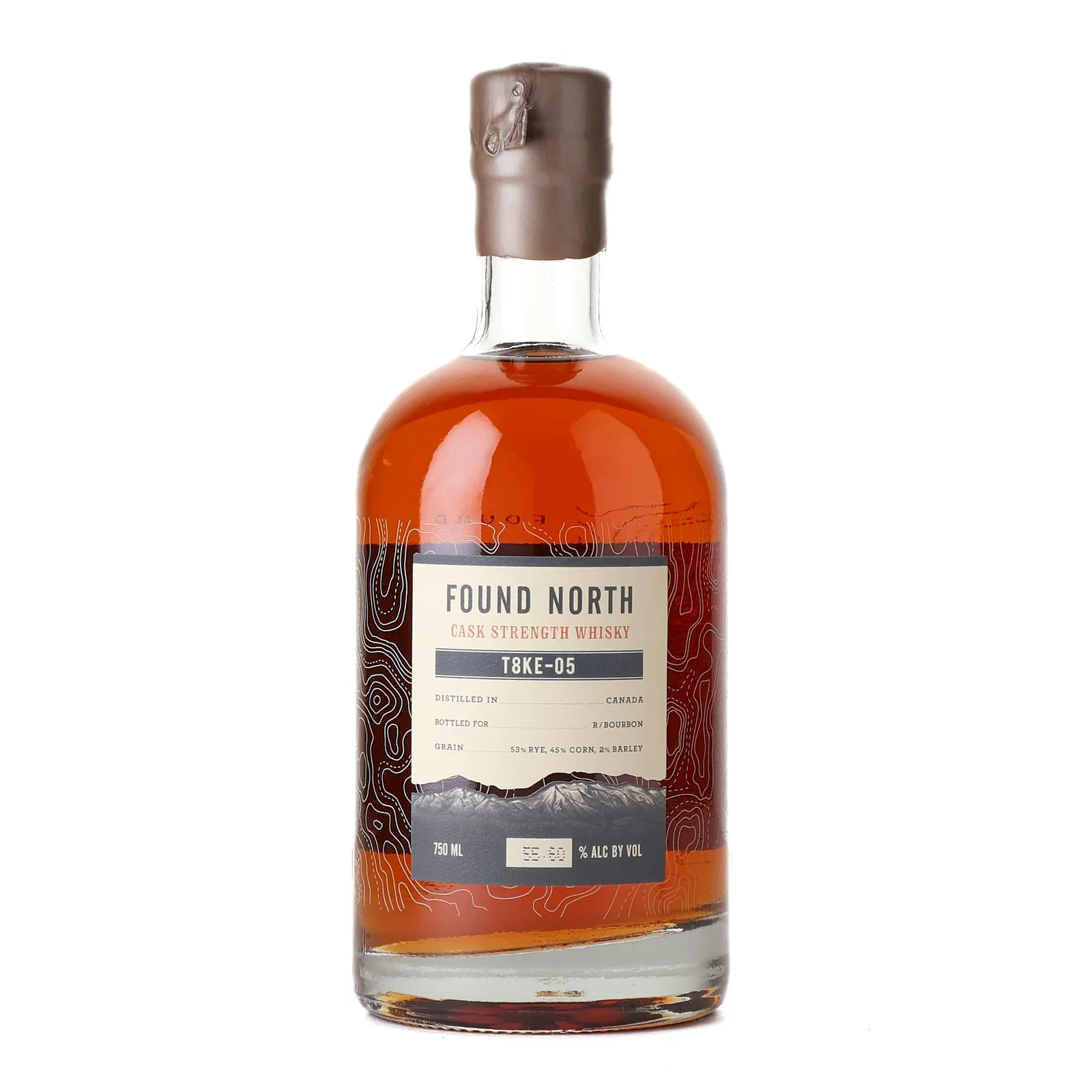 Found North Cask Strength Whisky 'T8KE-05' 10 Year Old, Madeira & Port & Sauternes & Sherry Cask, Found North, 55.6% whisky bottle