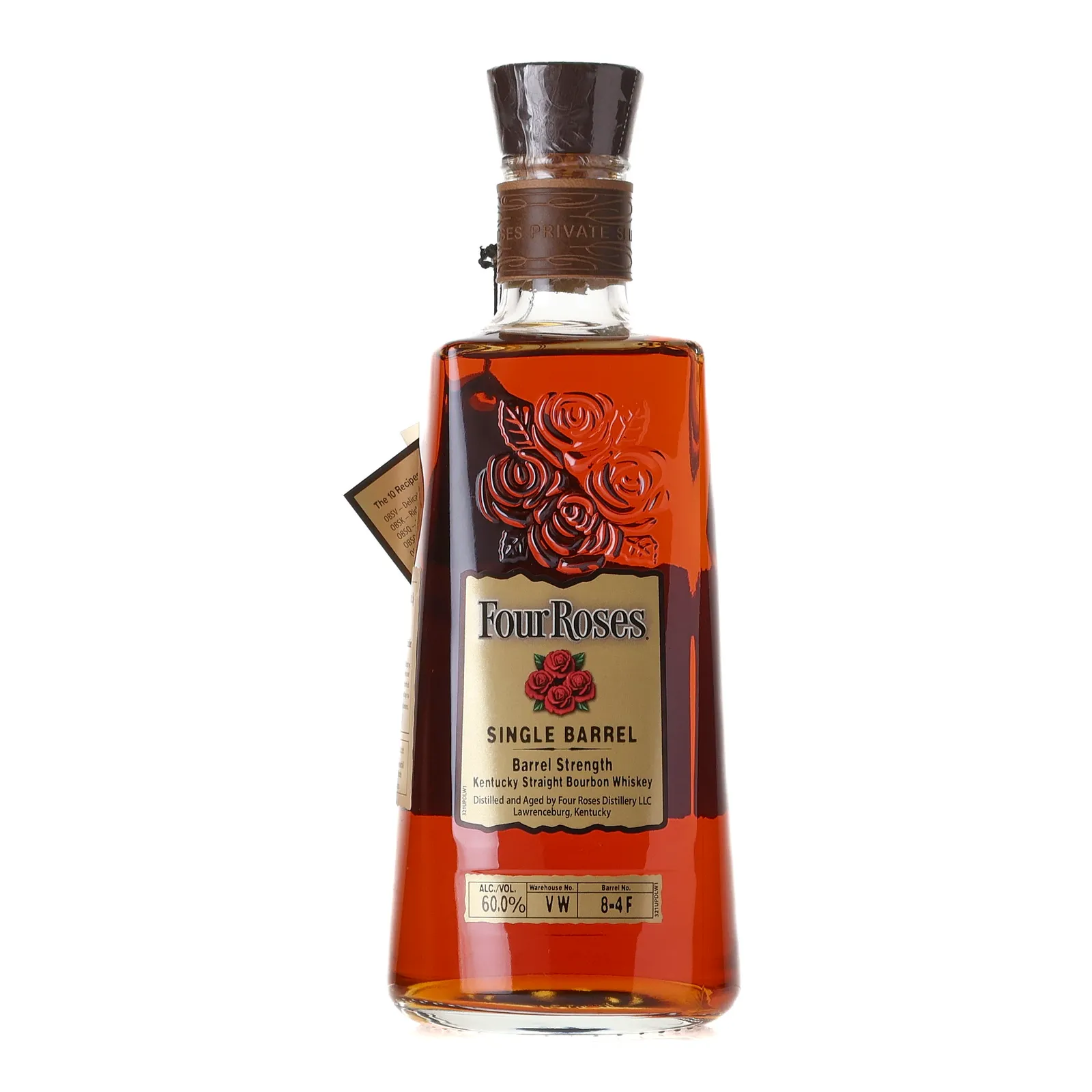Four Roses Single Barrel Private Selection OBSF 10 Year Old, Cask #8-4 F, 2023, 60% whisky bottle