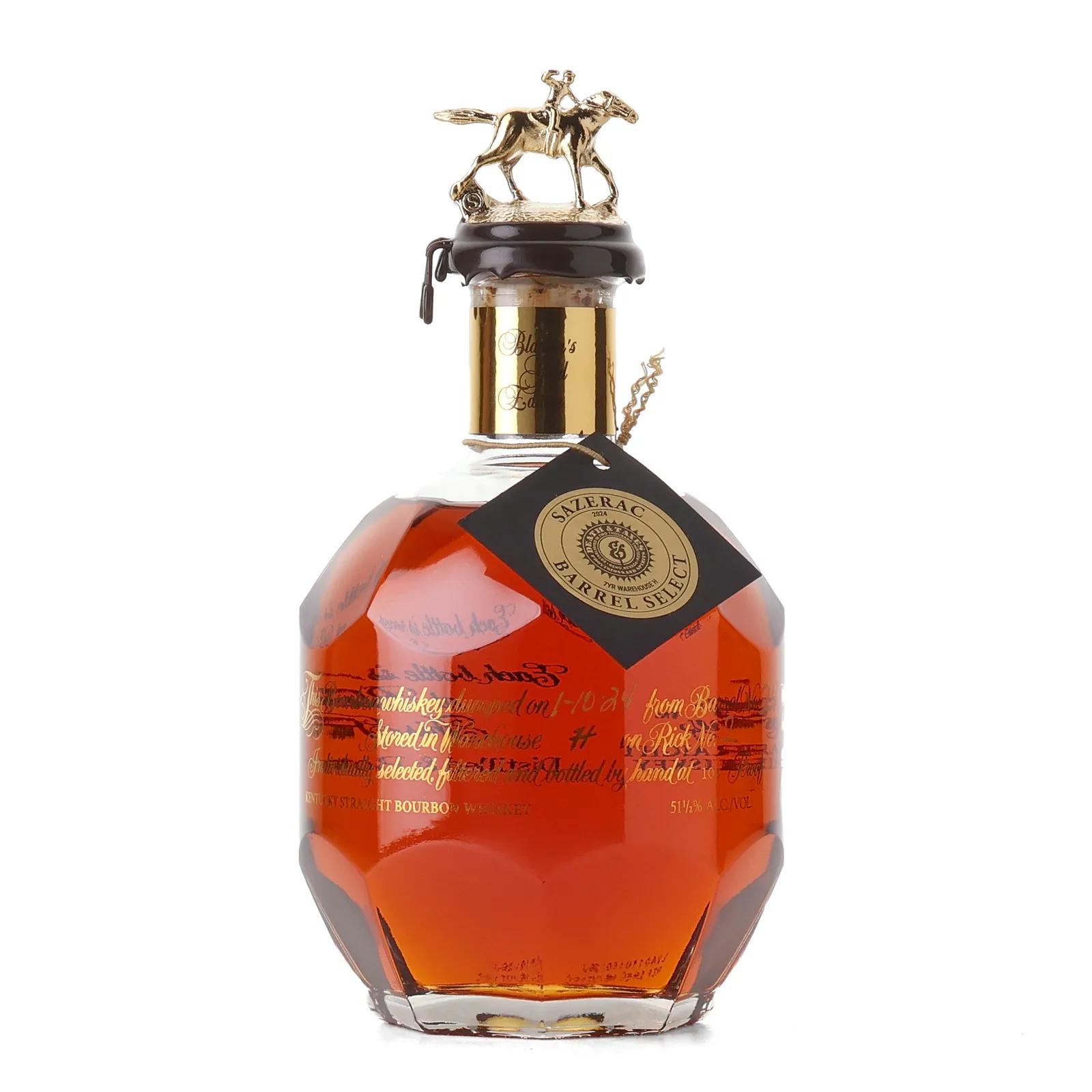 Blanton's Gold Edition Death & Taxes Private Barrel Selection, Cask #24, 2024, 51.5% whisky bottle