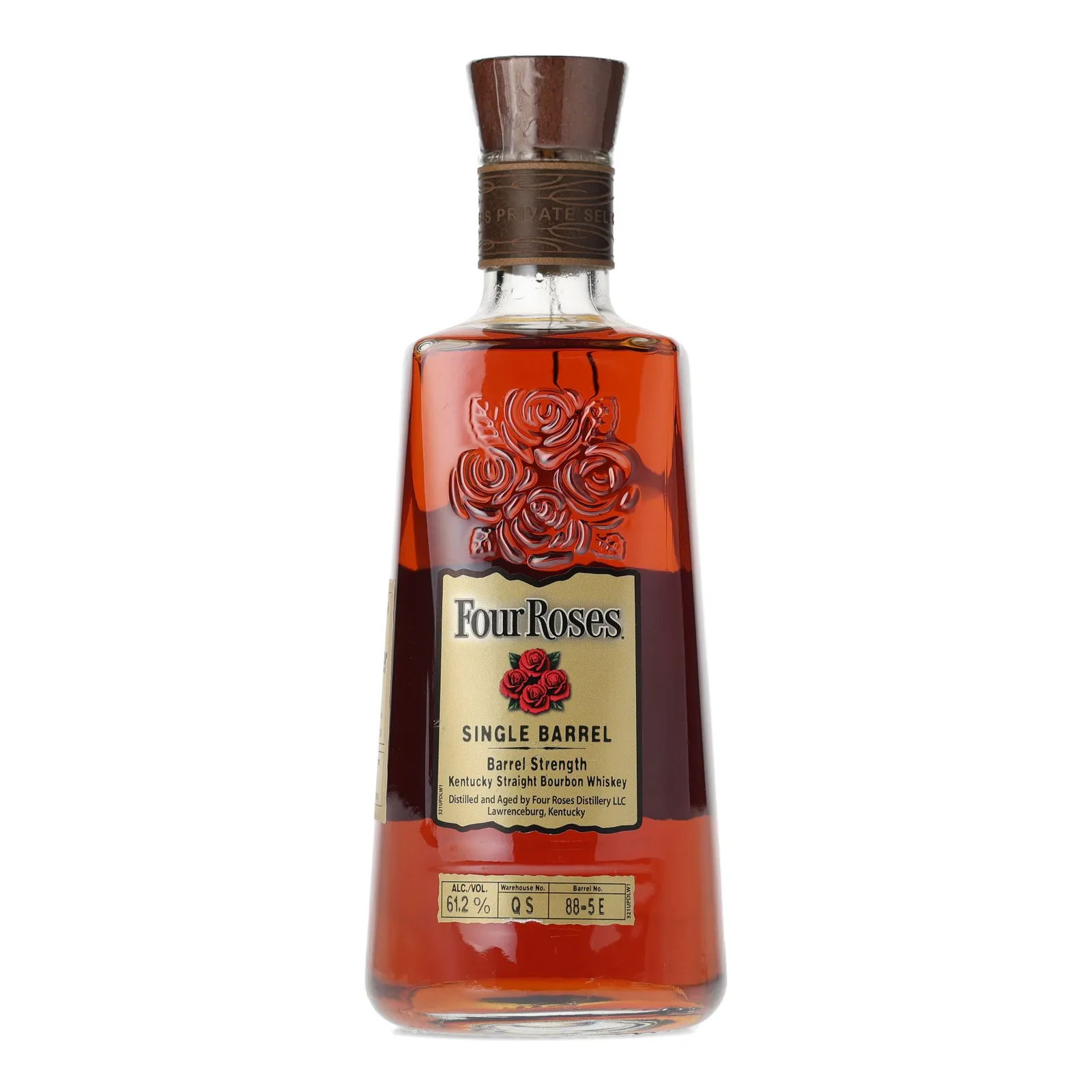 Four Roses Barrel Strength OBSK 8 Year Old, New Charred Oak Cask, Cask #88-5E, 2024, 61.2% whisky bottle