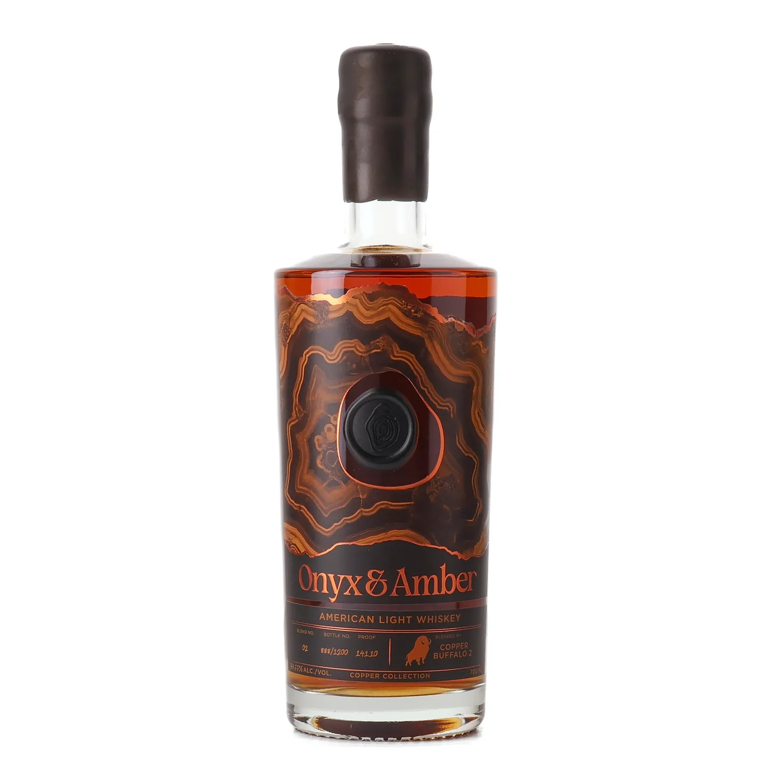 Onyx & Amber Copper Buffalo 2 21 Year Old, Buff Turkey Cask, Batch No. 2, 70.55% whisky bottle