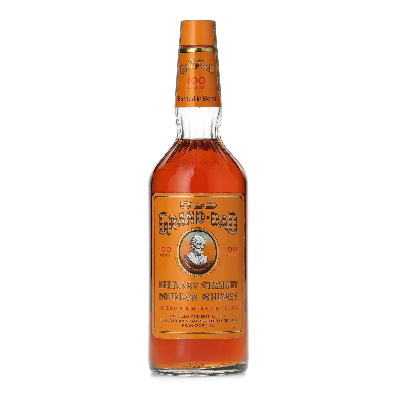 Old Grand-Dad Bottled in Bond 5 Year Old, 1974, 50% whisky bottle