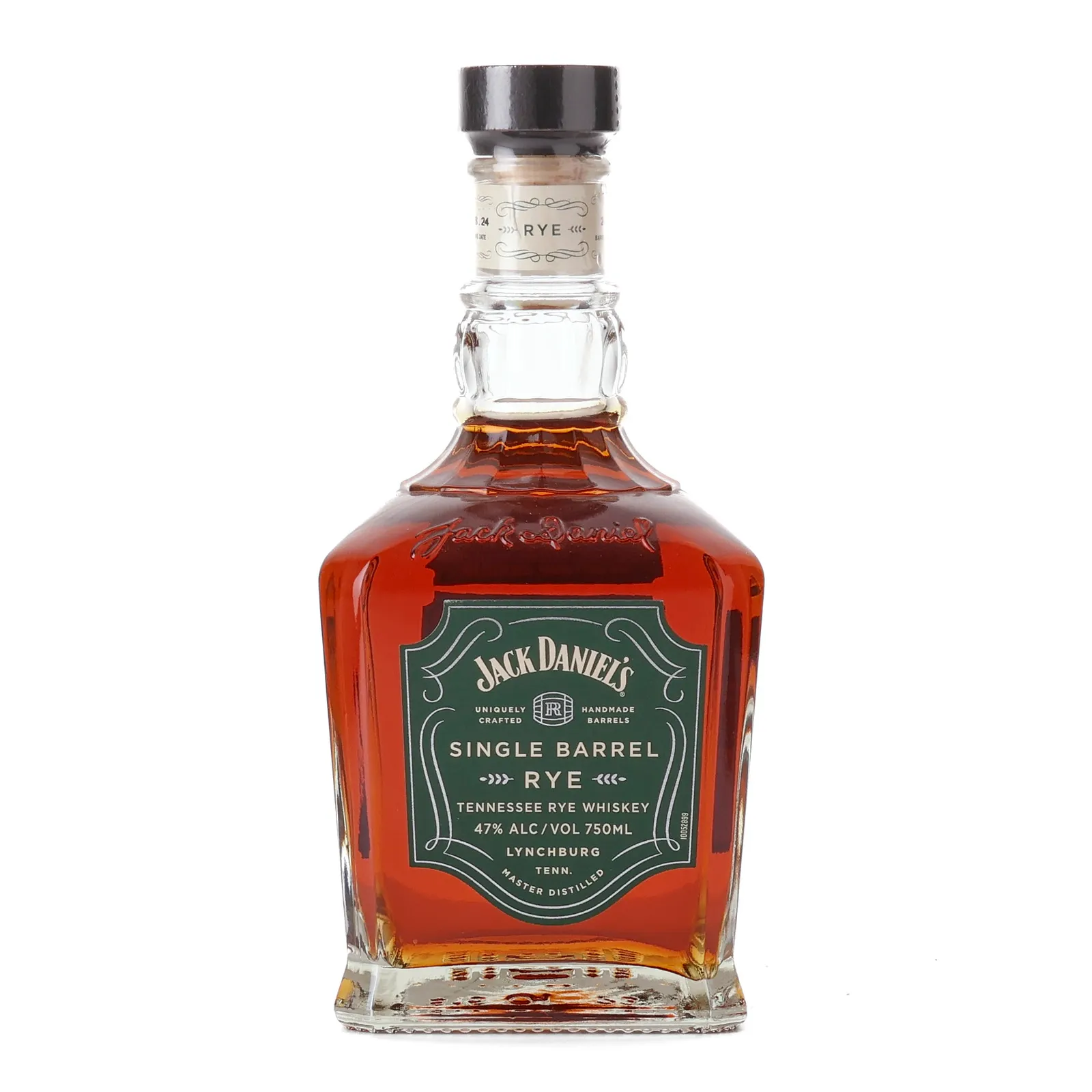 Jack Daniel's Single Barrel Rye, New Charred Oak Cask, 2020, 47% whisky bottle