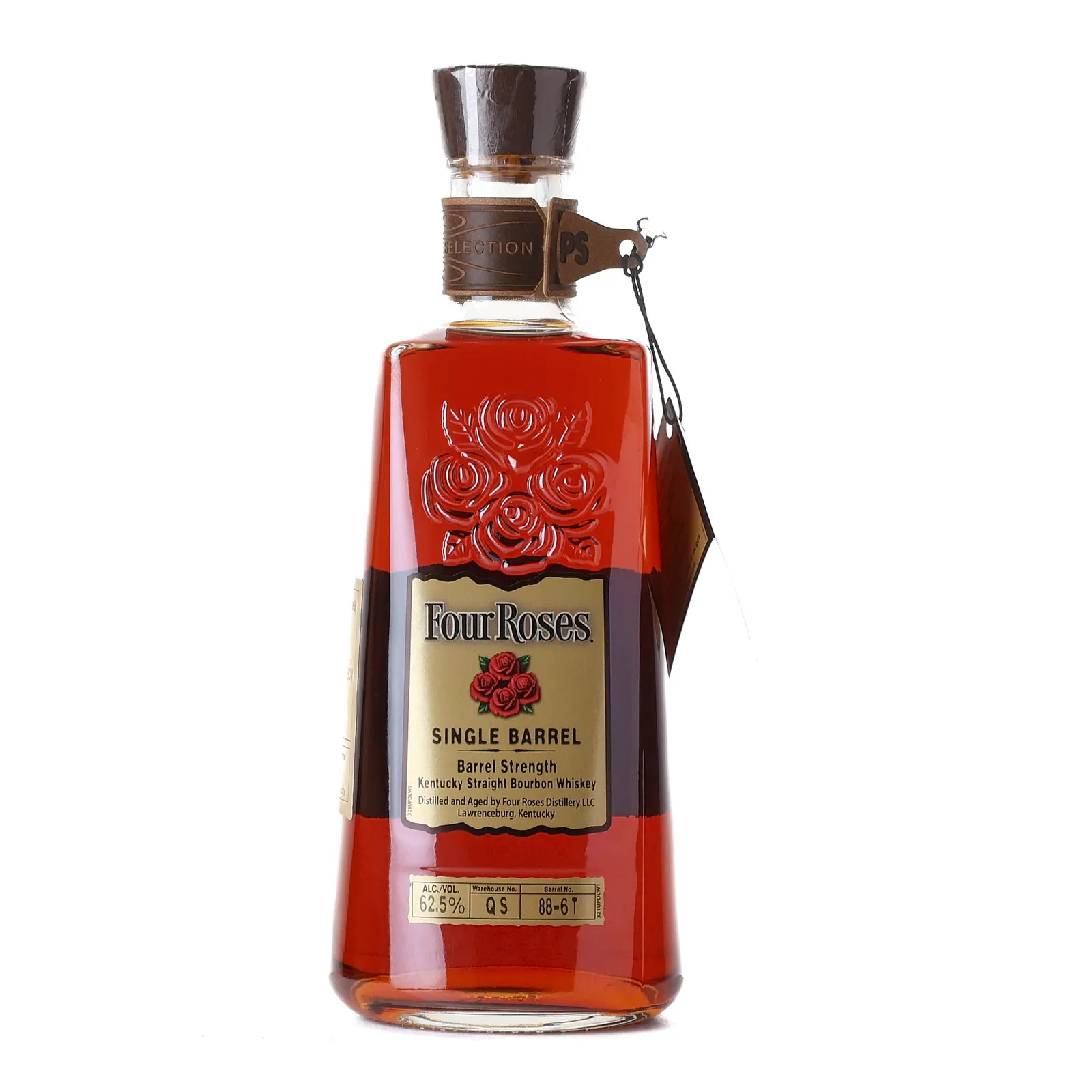 Four Roses Barrel Strength OBSK 8 Year Old, New Charred Oak Cask, Cask #88-6T, 62.5% whisky bottle