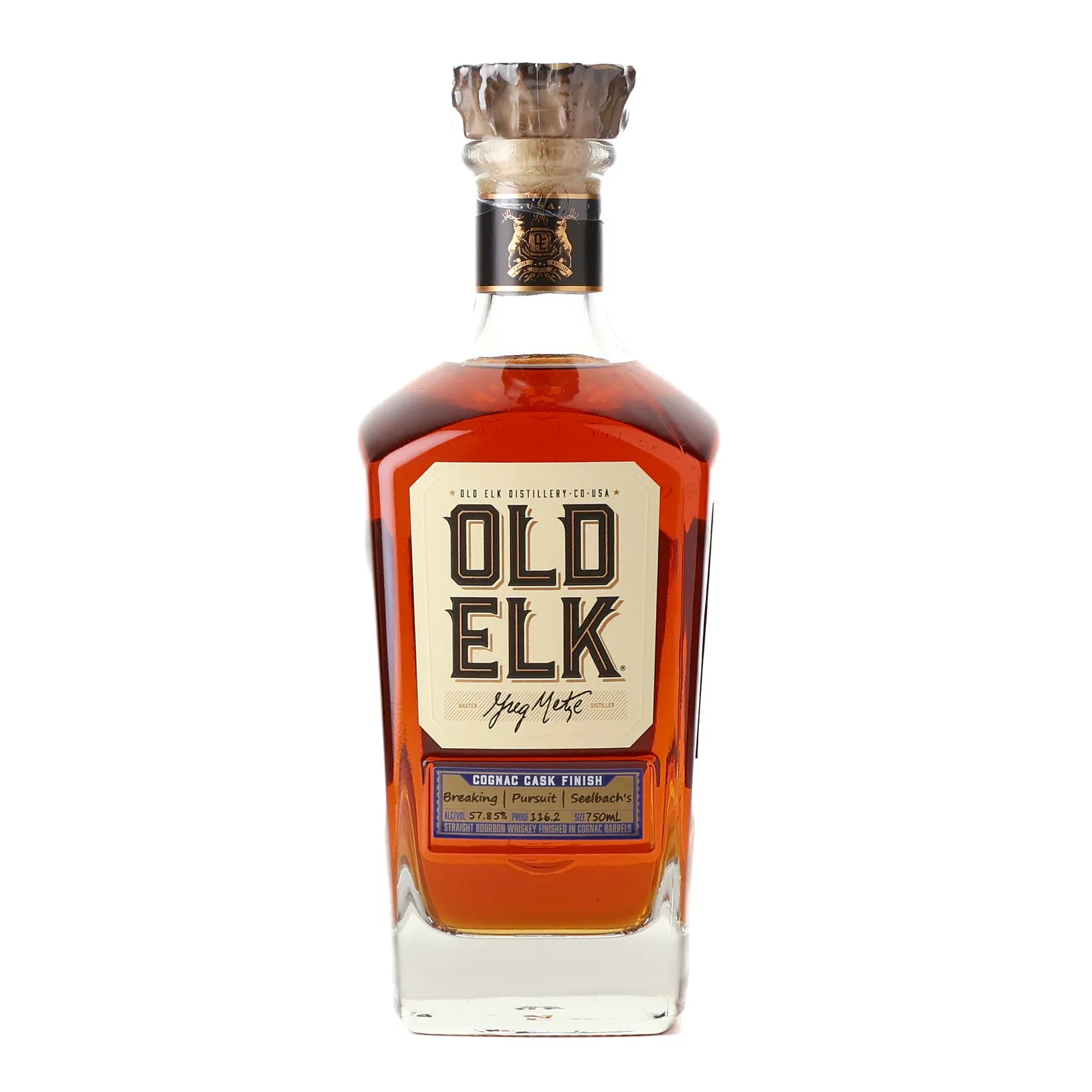 Old Elk Cognac Cask Finish BCRT Private Barrel Selection 6 Year Old, Cognac Cask, Cask #10, 2022, 58.1% whisky bottle