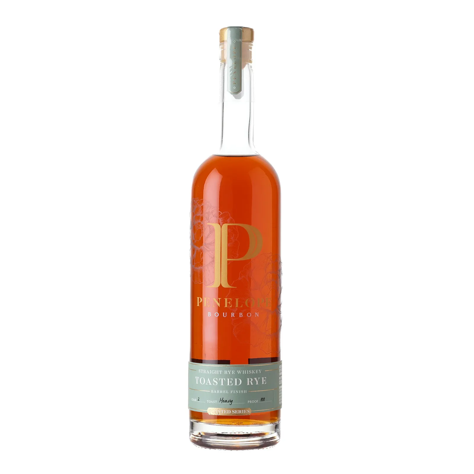 Penelope Toasted Series Straight Rye 6 Year Old, Char 2 Heavy Toast Cask, Batch No. 24-504, 2024, 50% whisky bottle