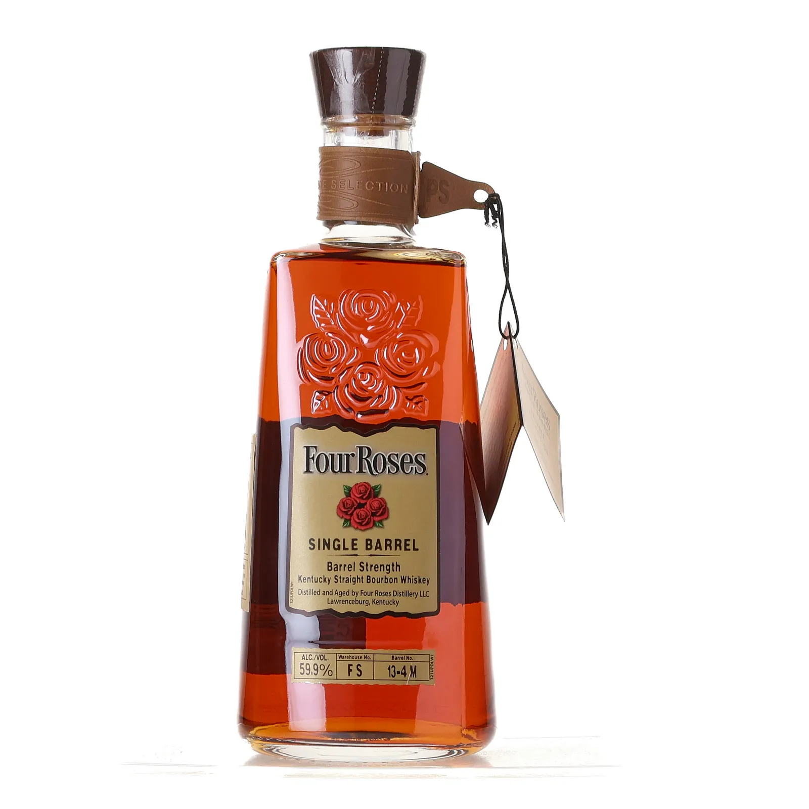 Four Roses Barrel Strength OESQ Private Barrel Selection 9 Year Old, New Charred Oak Cask, Cask #FS 13-4M, ABC, 59.9% whisky bottle