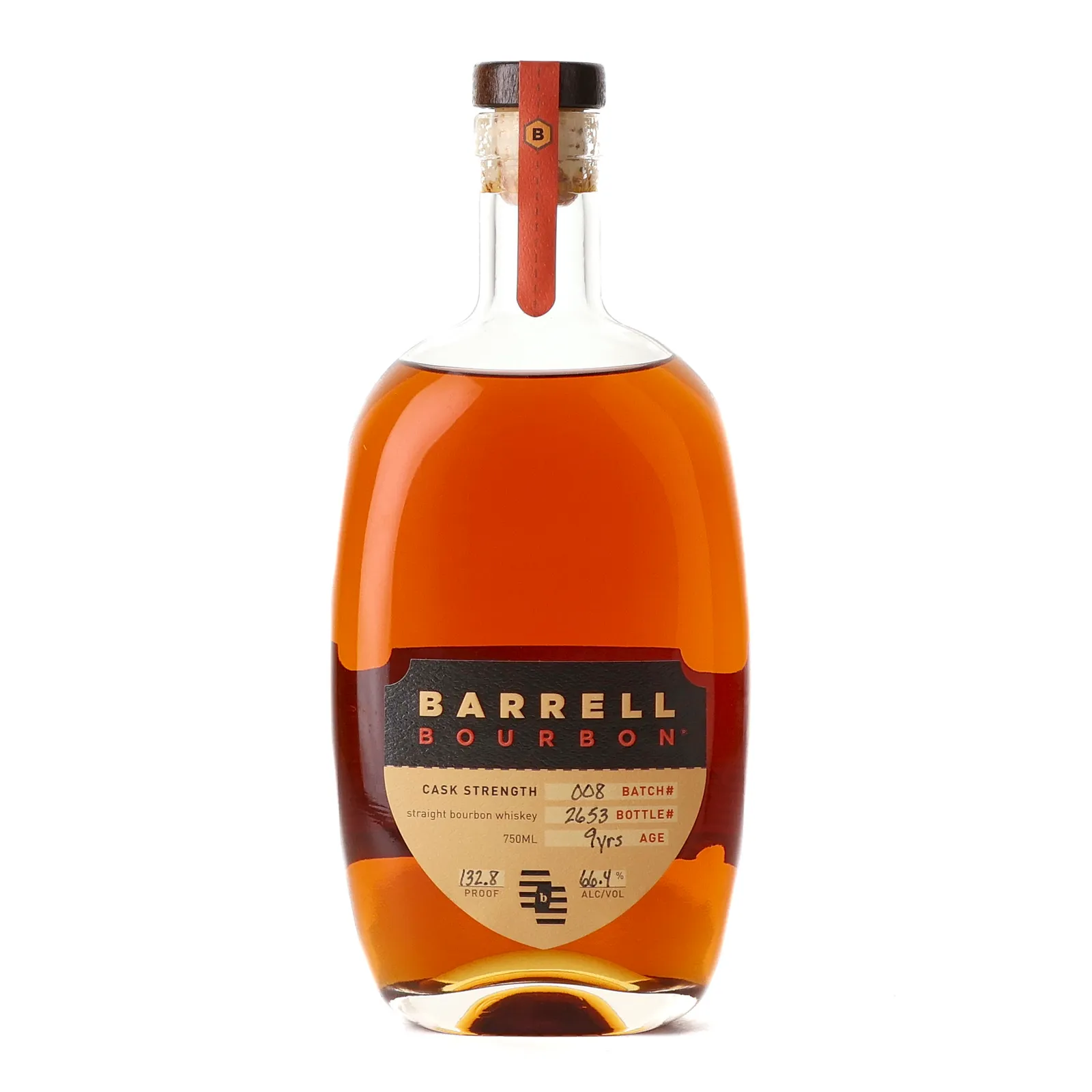 Barrell Craft Spirits Cask Strength 9 Year Old, Batch No. 008, 66.4% whisky bottle