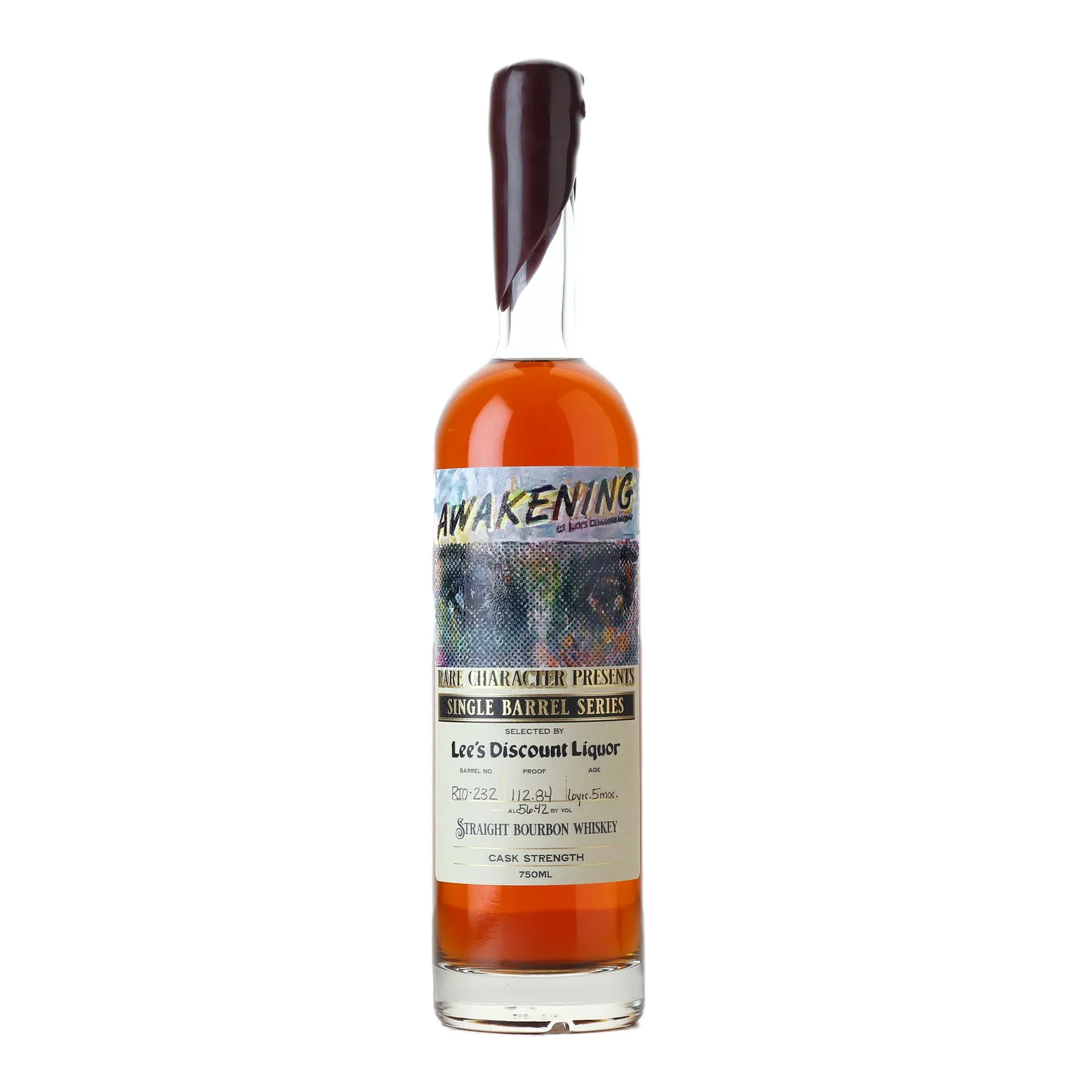 Rare Character Awakening Single Barrel Series Lee's Discount Liquor 6 Year Old, New Charred Oak Cask, Cask #RIO-232, 2016, Rare Character Whiskey Co., 56.42% whisky bottle