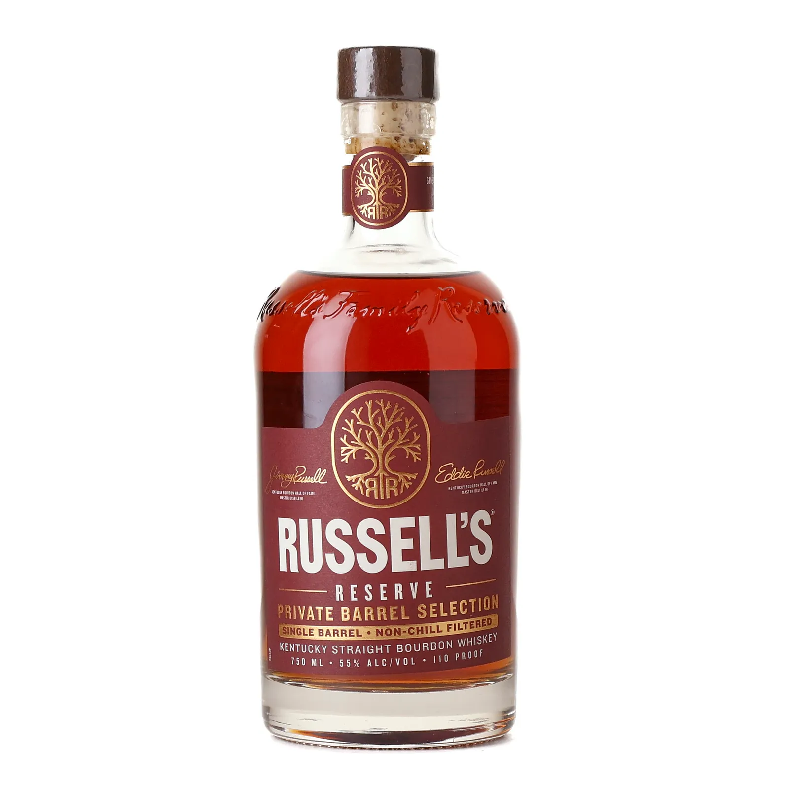 Russell's Reserve Private Barrel Selection 10 Year Old, Oak Cask, Cask #22-0919, 2023, 55% whisky bottle