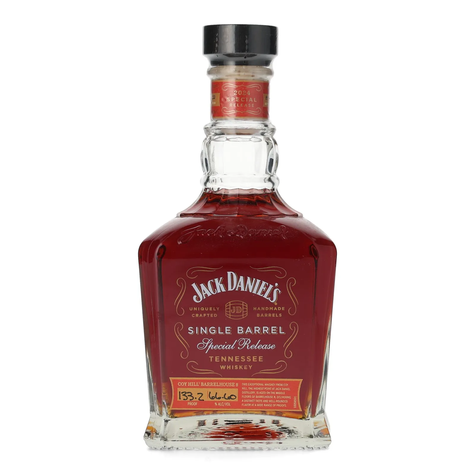 Jack Daniel's Coy Hill Single Barrel Special Release Barrelhouse 8 11 Year Old, New Charred American Oak Cask, Cask #24-07396, 2024, 66.6% whisky bottle