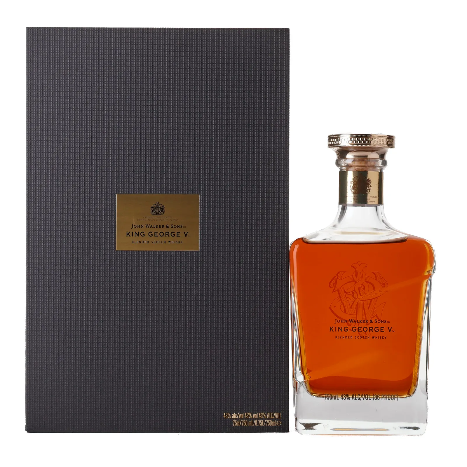 Johnnie Walker King George V Edition, Official Bottling, 43% whisky bottle