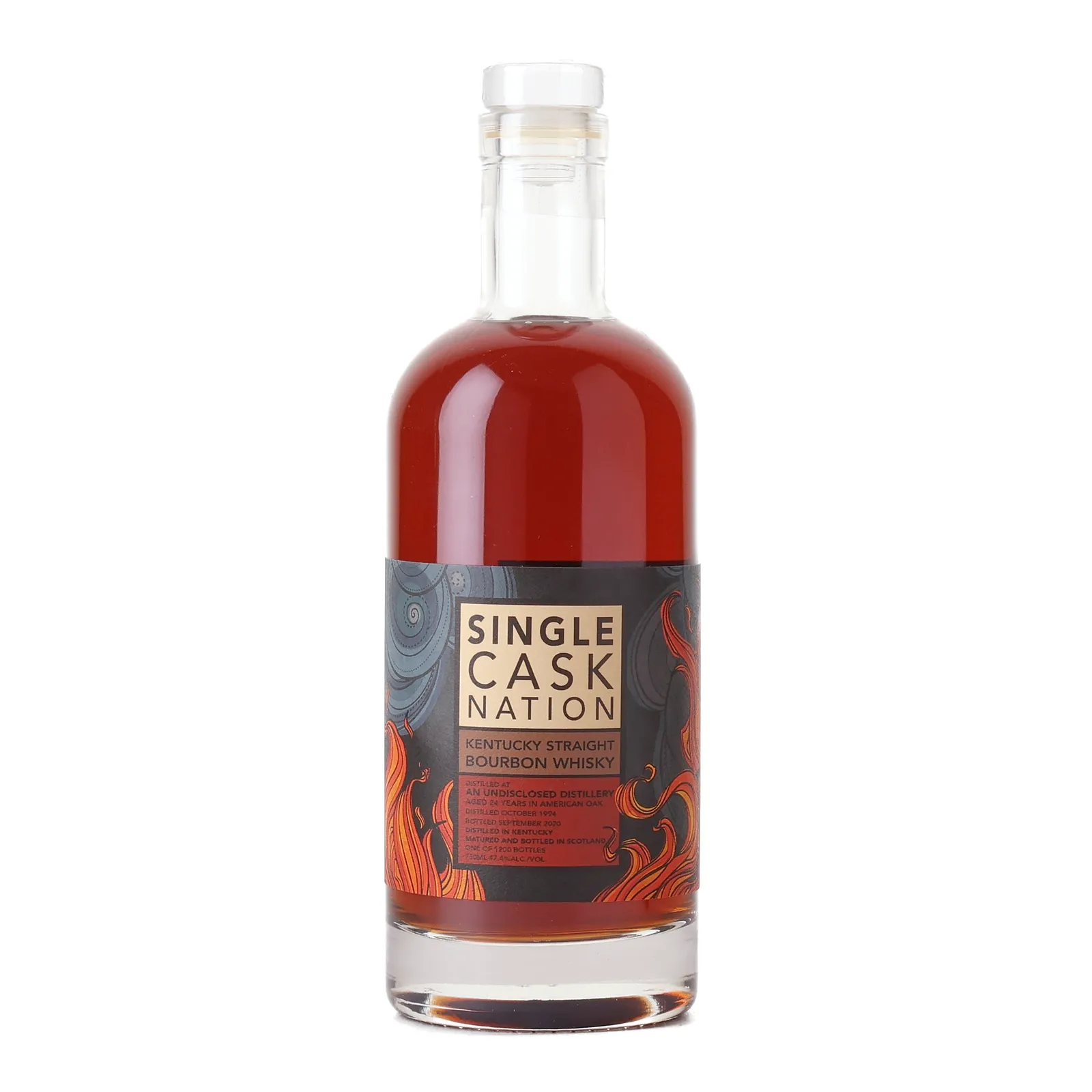 Single Cask Nation Kentucky Straight Bourbon 24 Year Old, American Oak Cask, 1994, Single Cask Nation, 47.4% whisky bottle