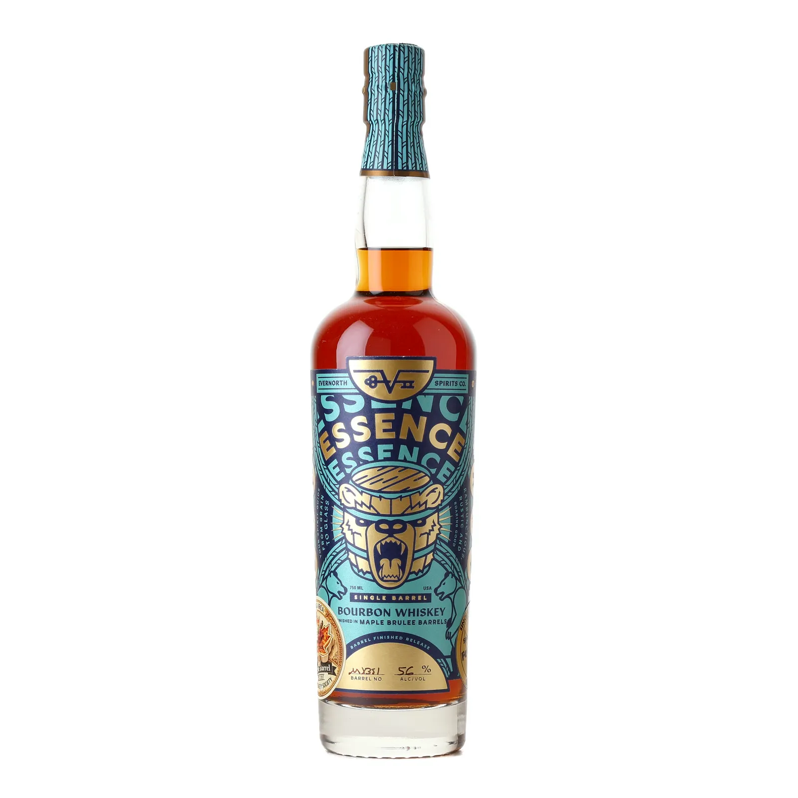 Evernorth Spirits Essence 9 Year Old, Maple Brûlée Cask, 56% whisky bottle