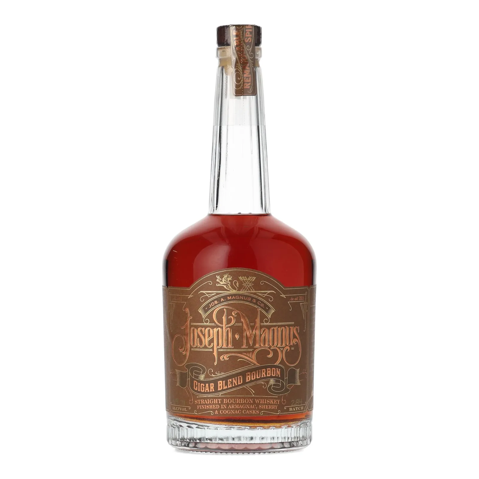 Joseph A. Magnus Cigar Blend Bourbon, Batch No. 284, 59.7% whisky bottle