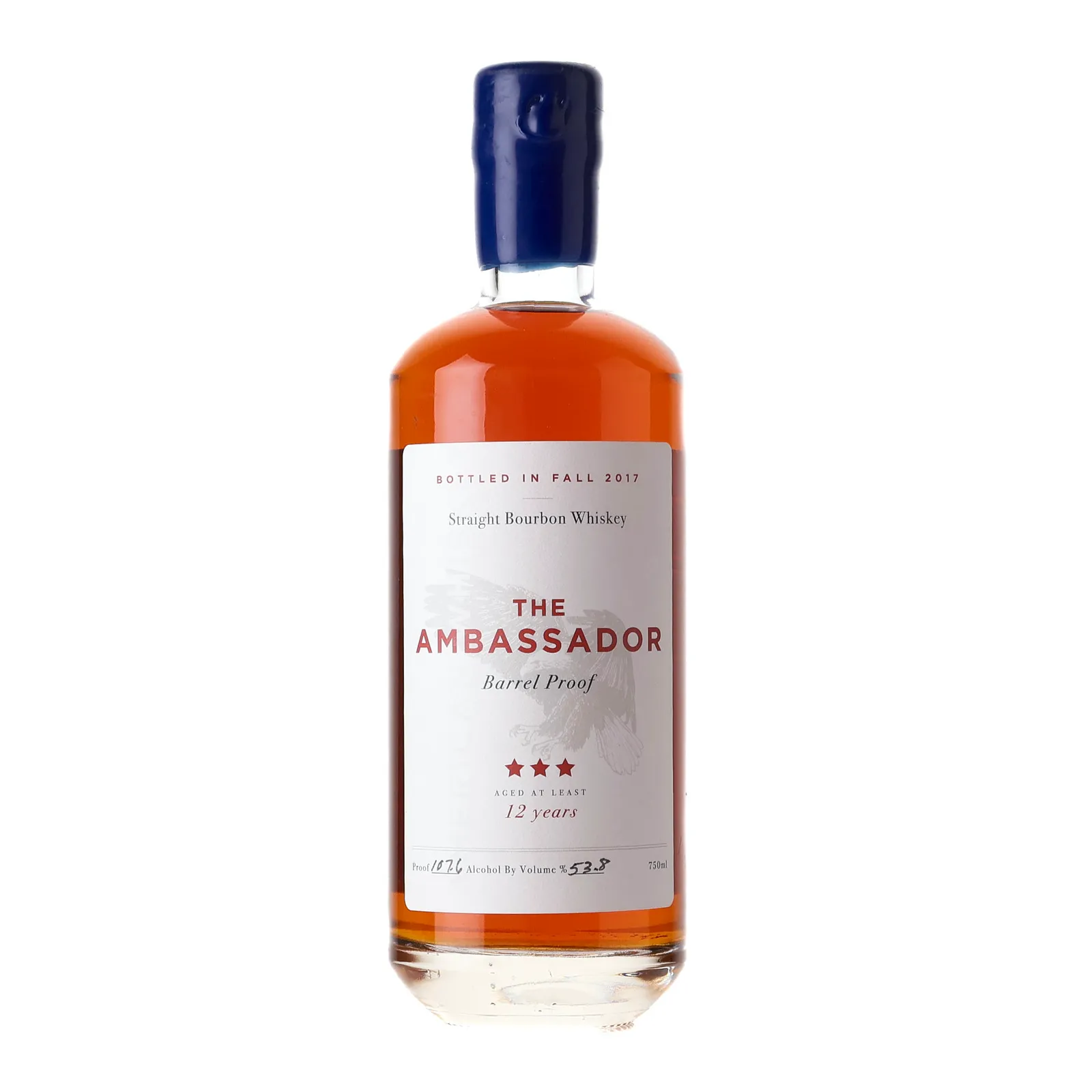 Ambassador Barrel Proof 12 Year Old, 2017, 53.8% whisky bottle