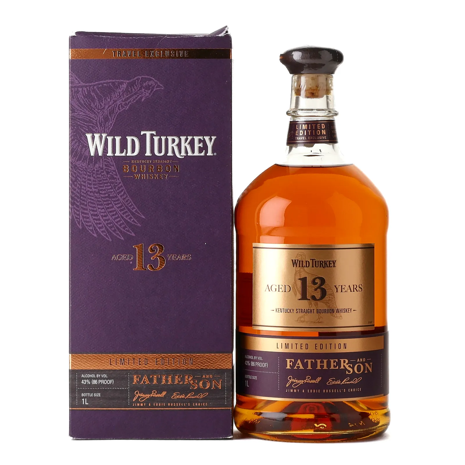Wild Turkey Father & Son 13 Year Old, New Charred Oak Cask, 2020, 43% whisky bottle