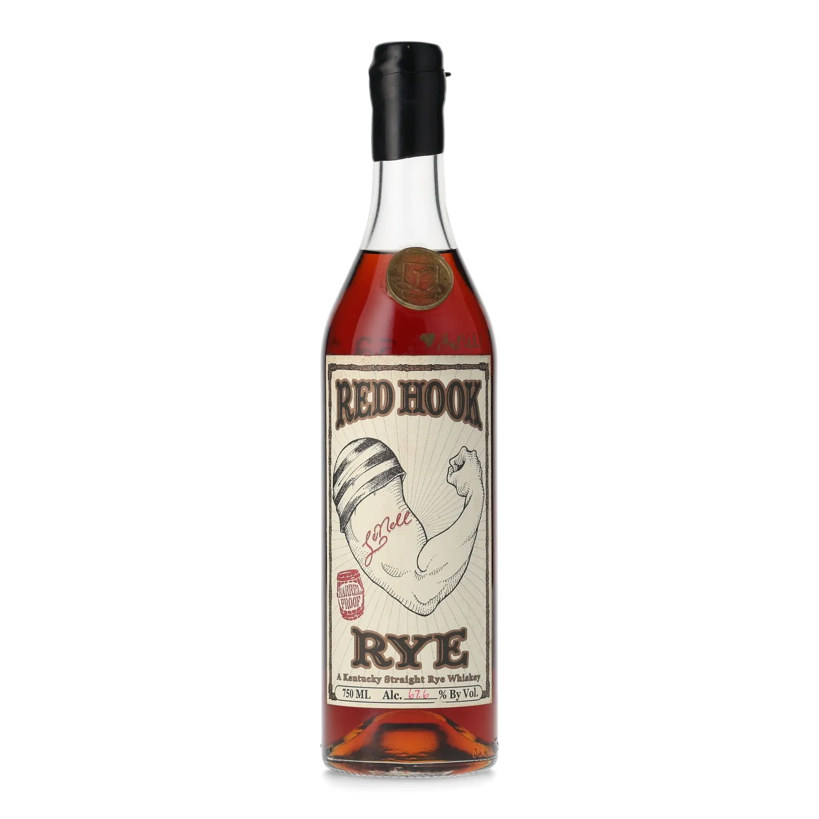 LeNell's Red Hook Rye 23 Year Old, New Charred Oak Cask, Cask #1, 1983, Willett, 67.6% whisky bottle