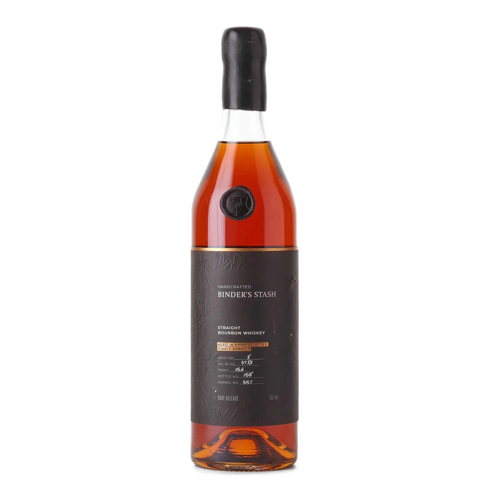 Binder's Stash Snowbound 8 Year Old, American Oak Cask, Cask #5157, 57.8% whisky bottle