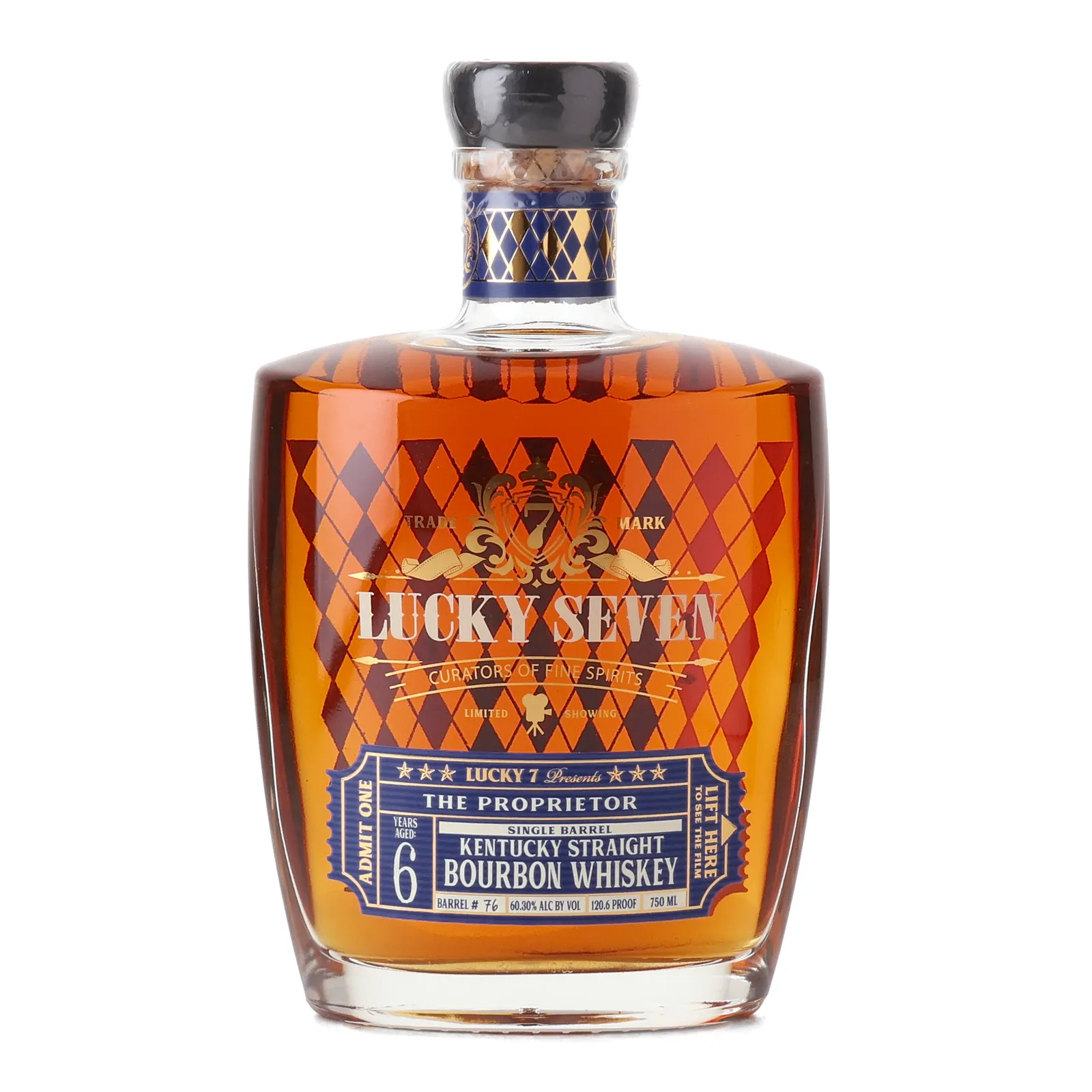 Lucky Seven The Proprietor 6 Year Old, Cask #76, 60.3% whisky bottle