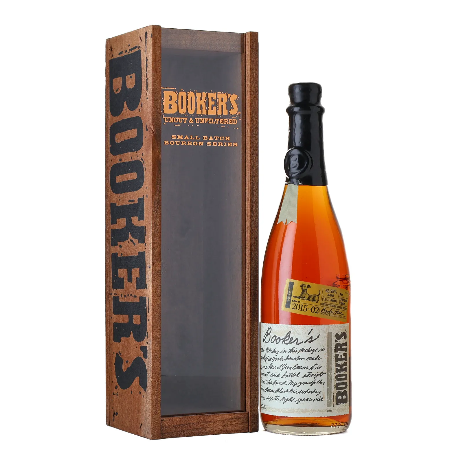 Booker's Dot's Batch No. 7 Year Old, Batch No. 2015-02, 2015, 63.95% whisky bottle