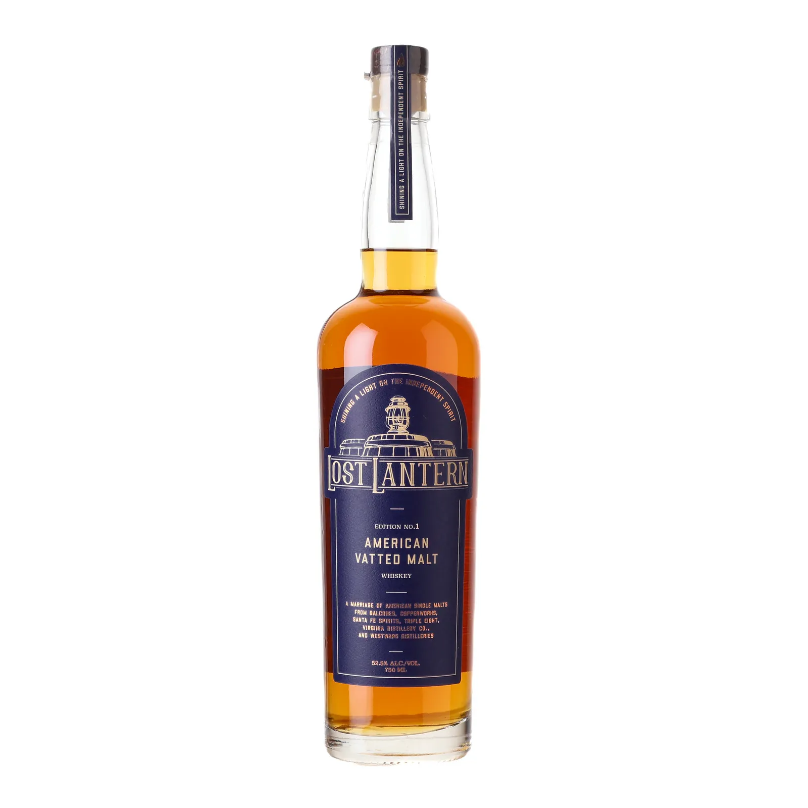 Lost Lantern American Vatted Malt Edition No. 1, 52.5% whisky bottle