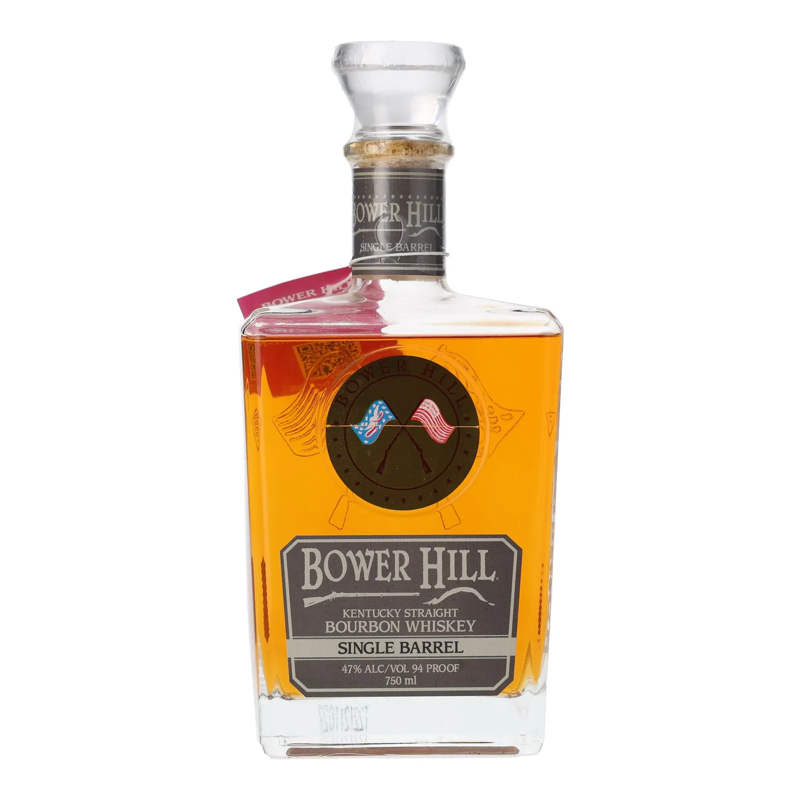 Bower Hill Single Barrel 4 Year Old, New American Oak Cask, 47% whisky bottle