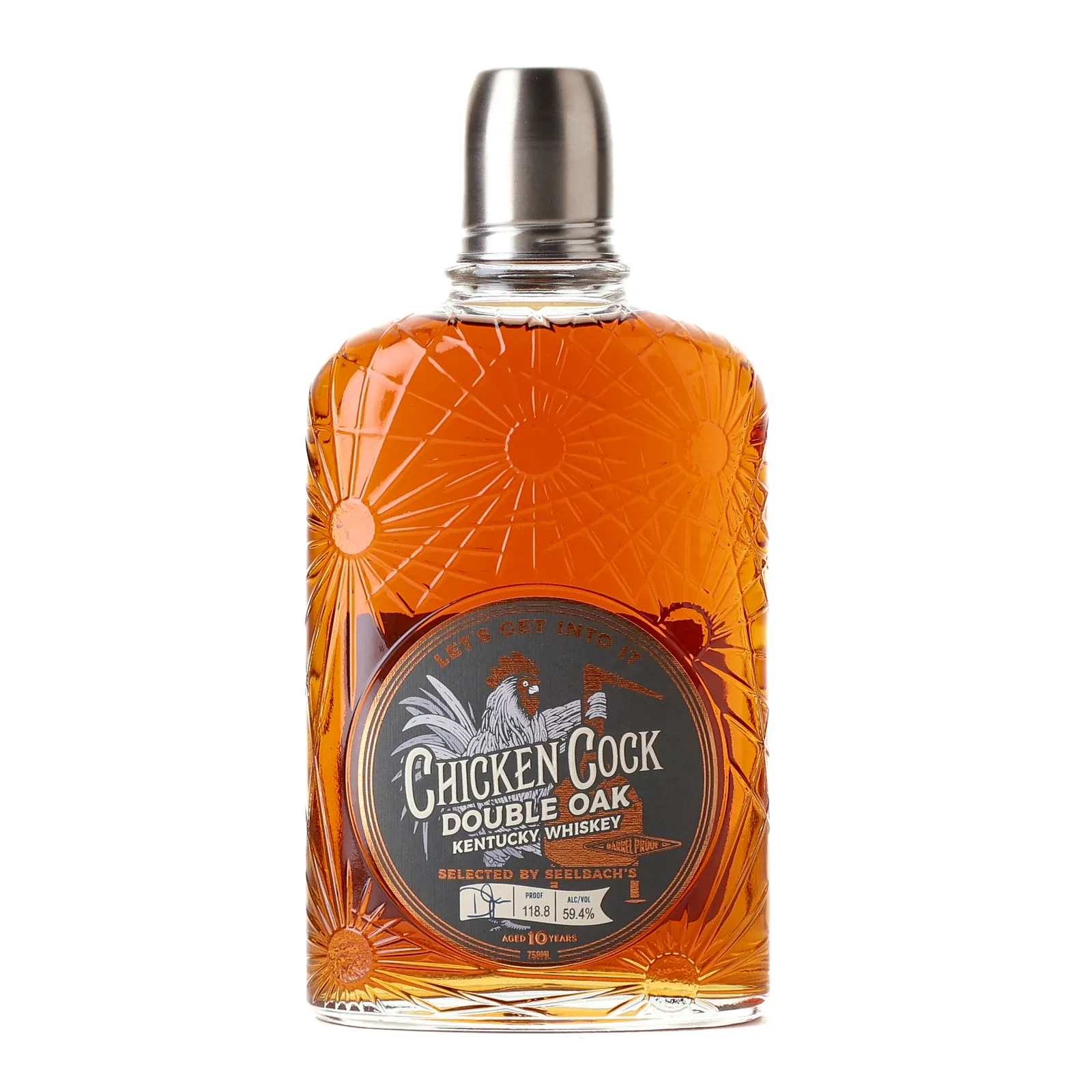 Chicken Cock Double Oak 10 Year Old, Oak Cask, Cask #1, 59.4% whisky bottle