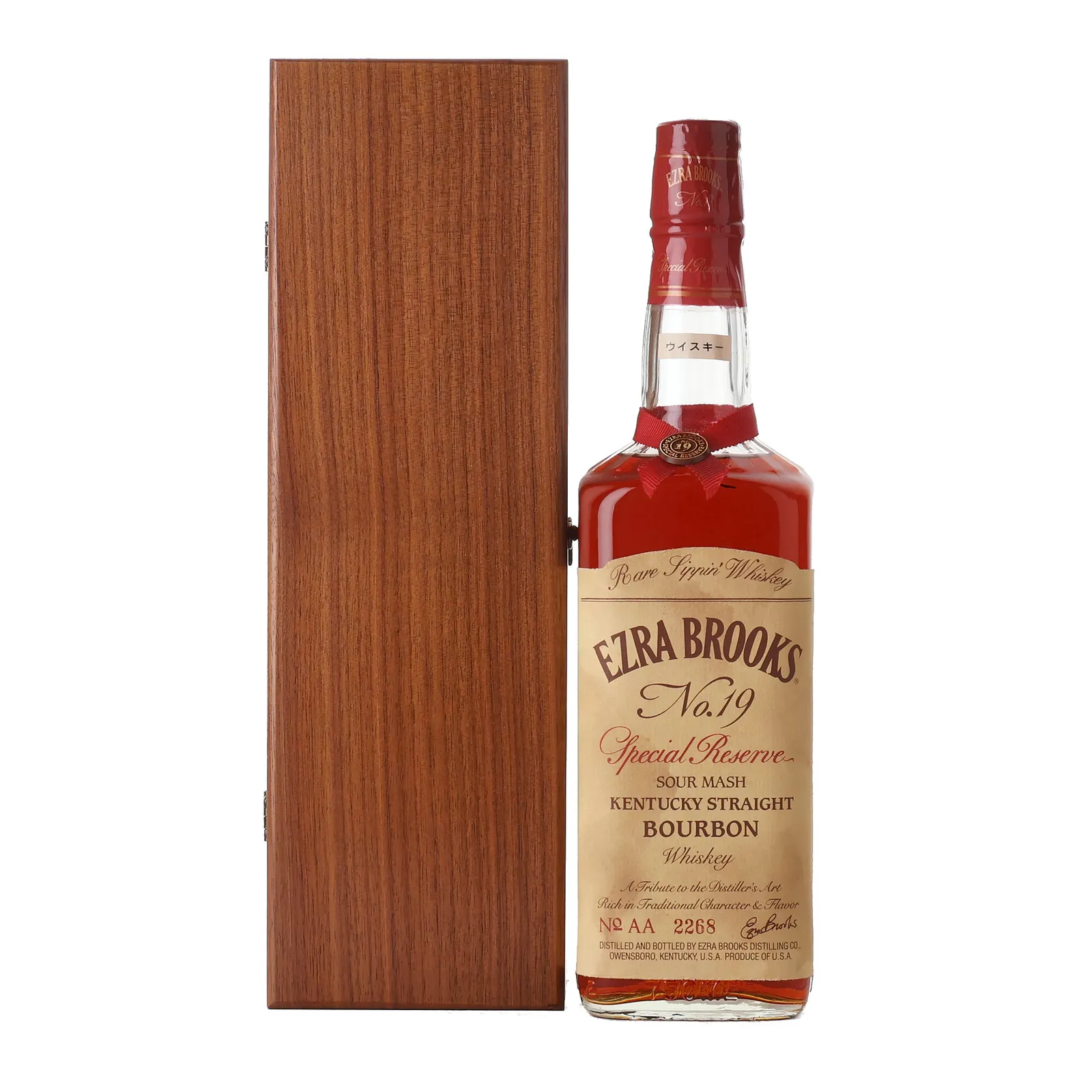 Ezra Brooks No. 19 Special Reserve, 47% whisky bottle