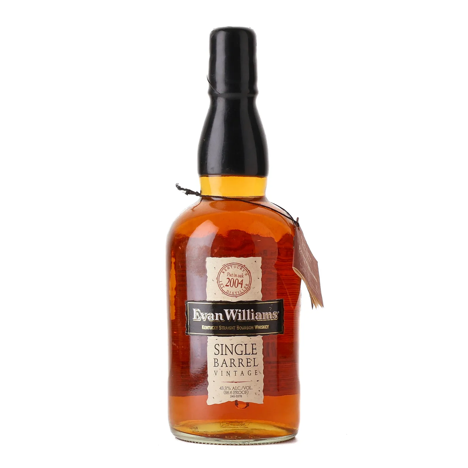 Evan Williams Single Barrel Vintage 9 Year Old, Bourbon Cask, Cask #497, 2014, 43.3% whisky bottle