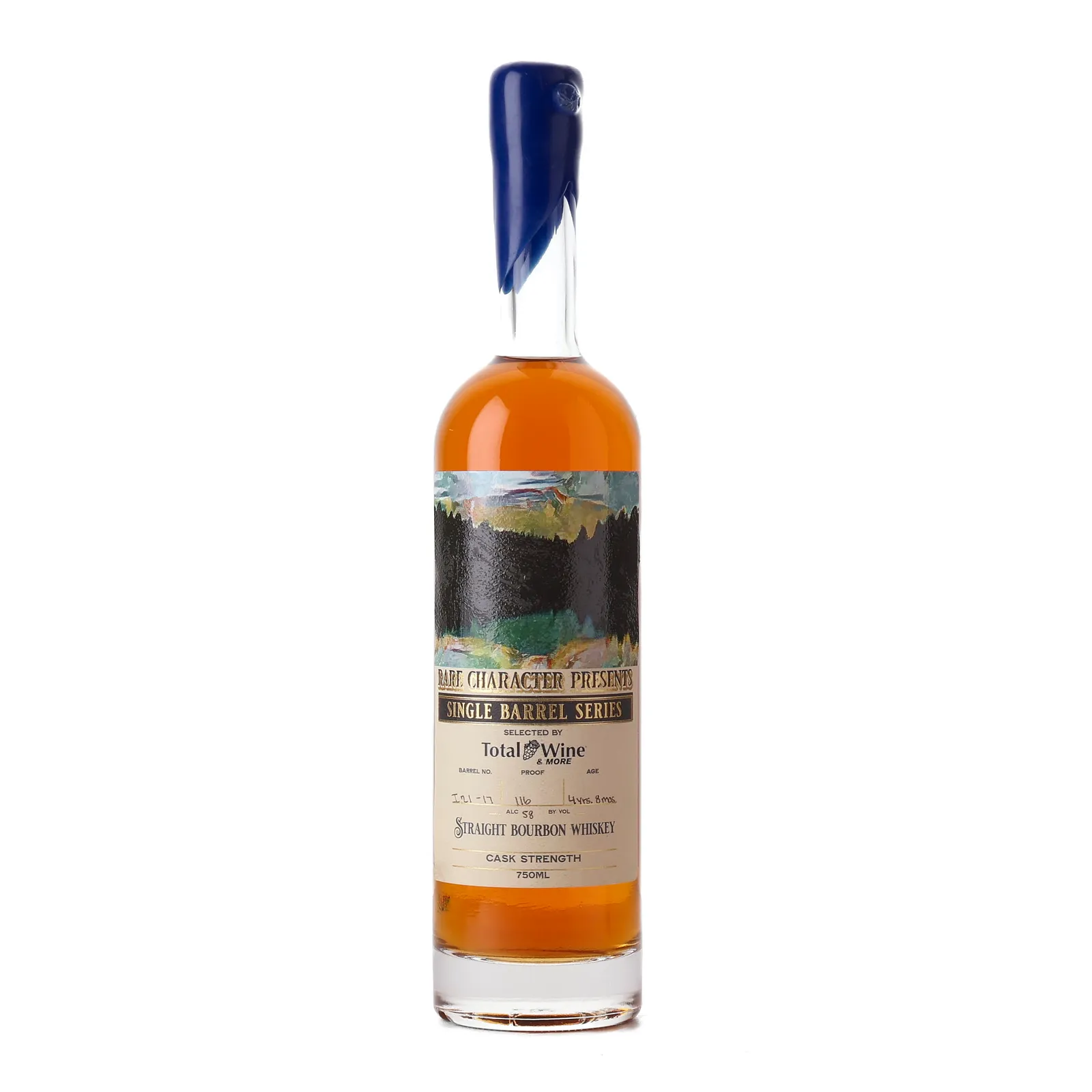 Rare Character Single Barrel Series 4 Year Old, New Charred Oak Cask, Cask #I21-114, 2017, Rare Character, 58% whisky bottle