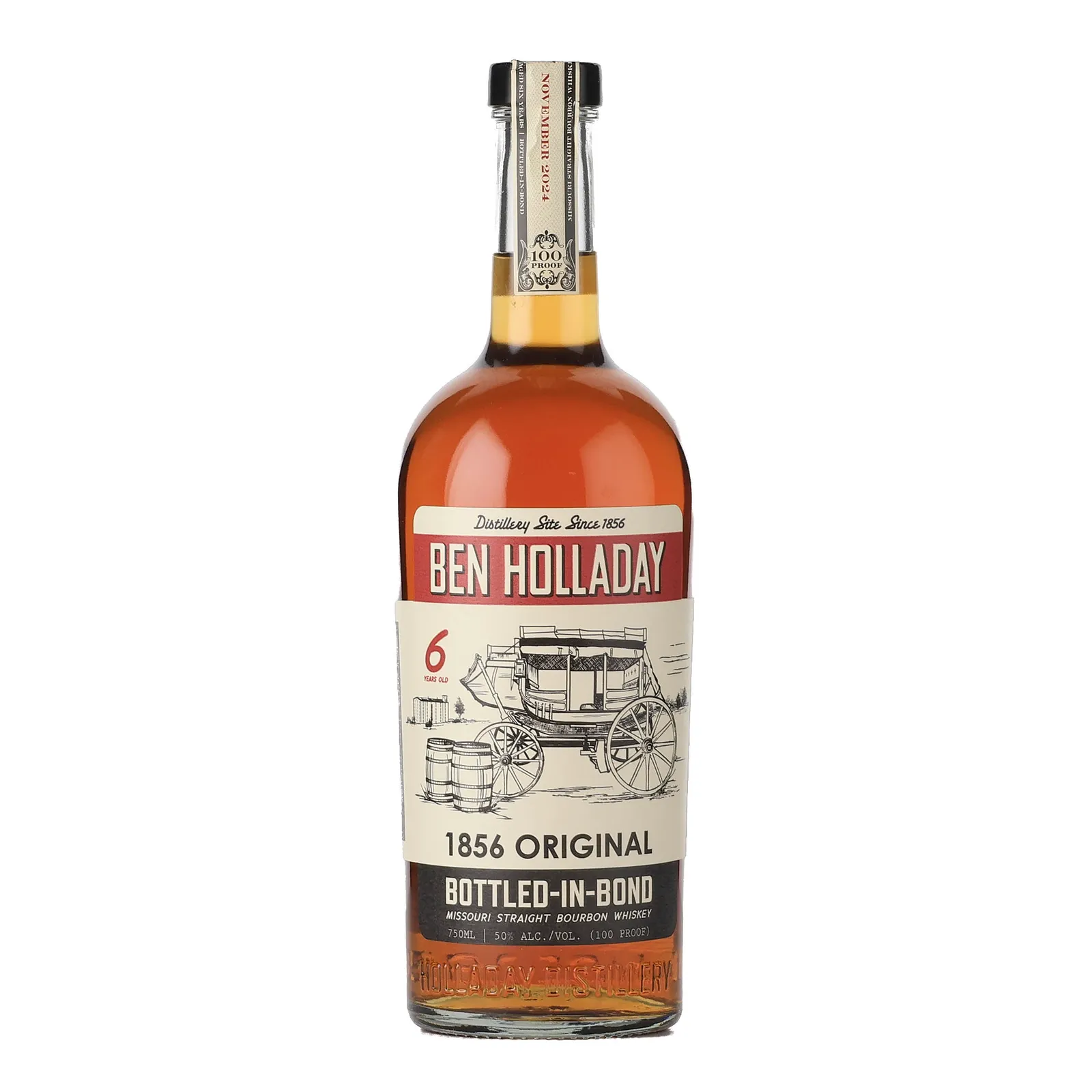 Ben Holladay 1856 Original 6 Year Old, 2024, 50% whisky bottle