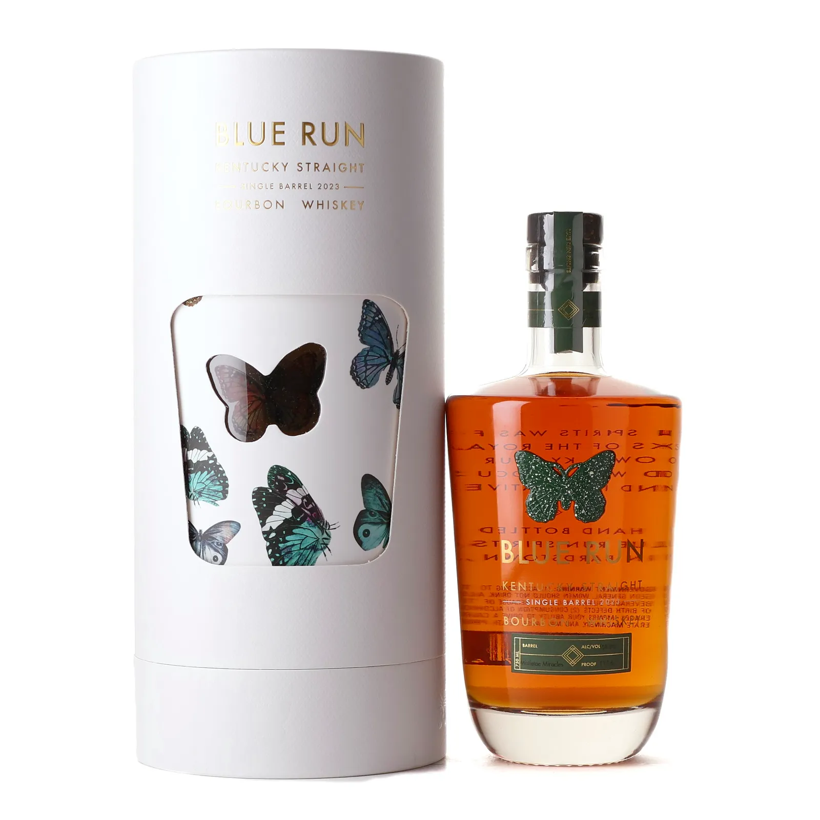 Blue Run Mistletoe Miracles Single Barrel Bourbon, 2023, 58.8% whisky bottle