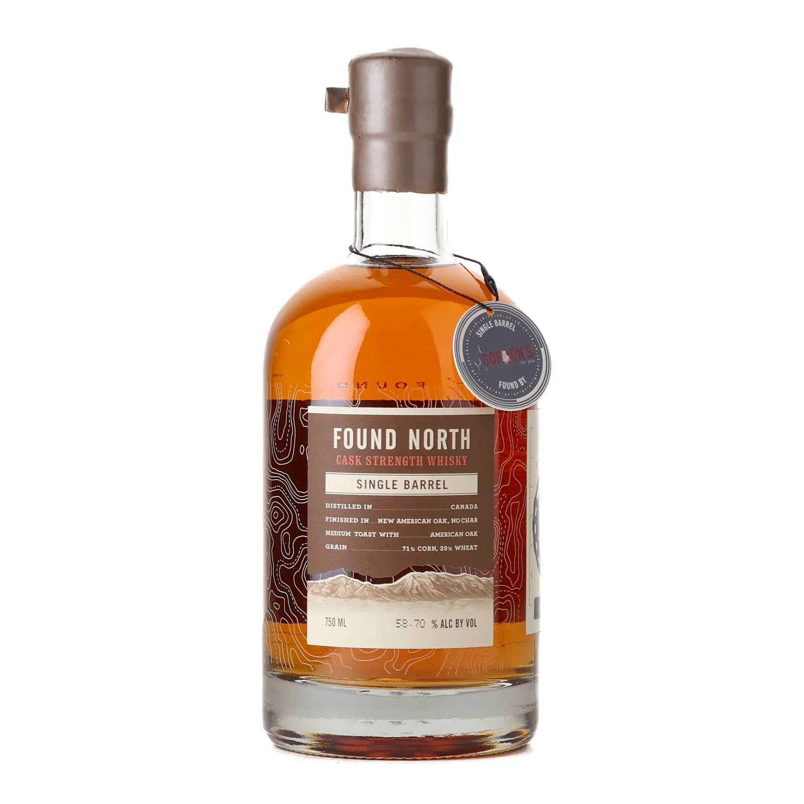 Found North Cask Strength Single Barrel 'Sam's Whiskey Room', New American Oak Cask, Cask #5694, Season #004, 58.7% whisky bottle