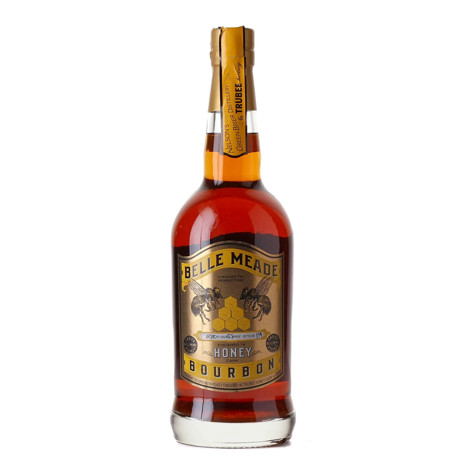 Belle Meade Honey Cask Finish Bourbon, Honey Cask, 52.7% whisky bottle