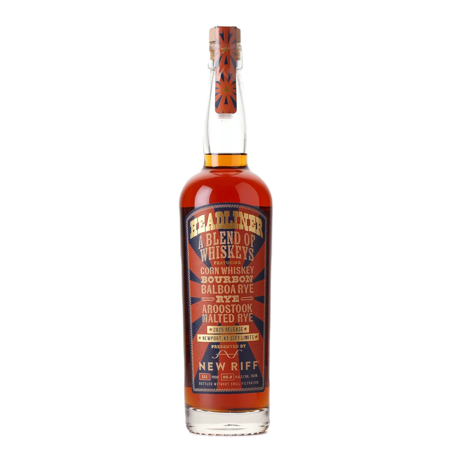 New Riff Headliner A Blend of Whiskeys, 2025, 55.5% whisky bottle