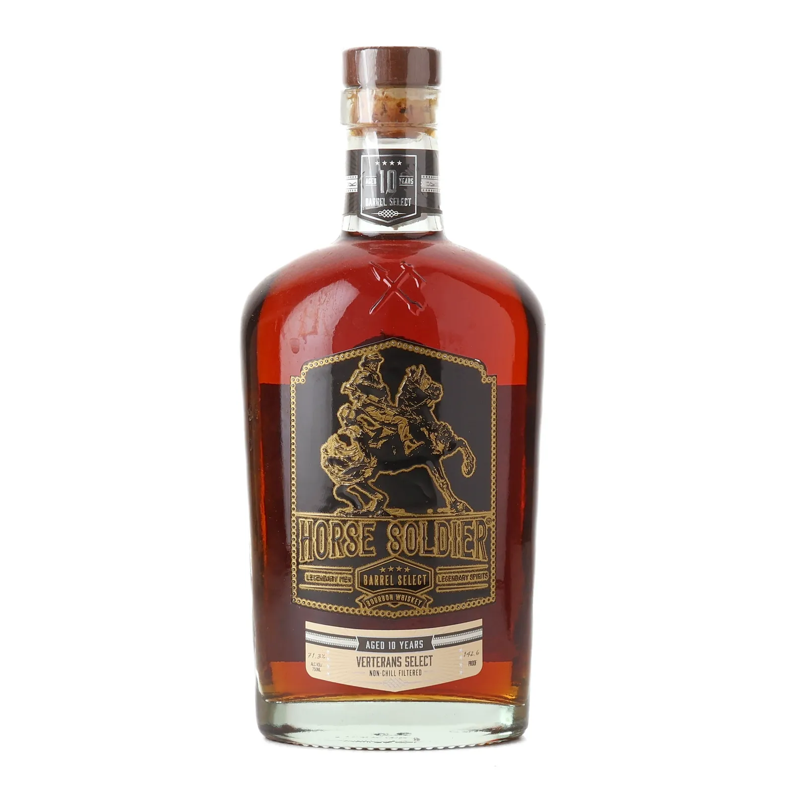 Horse Soldier Veterans Private Barrel Selection 10 Year Old, New Charred Oak Cask, 71.3% whisky bottle