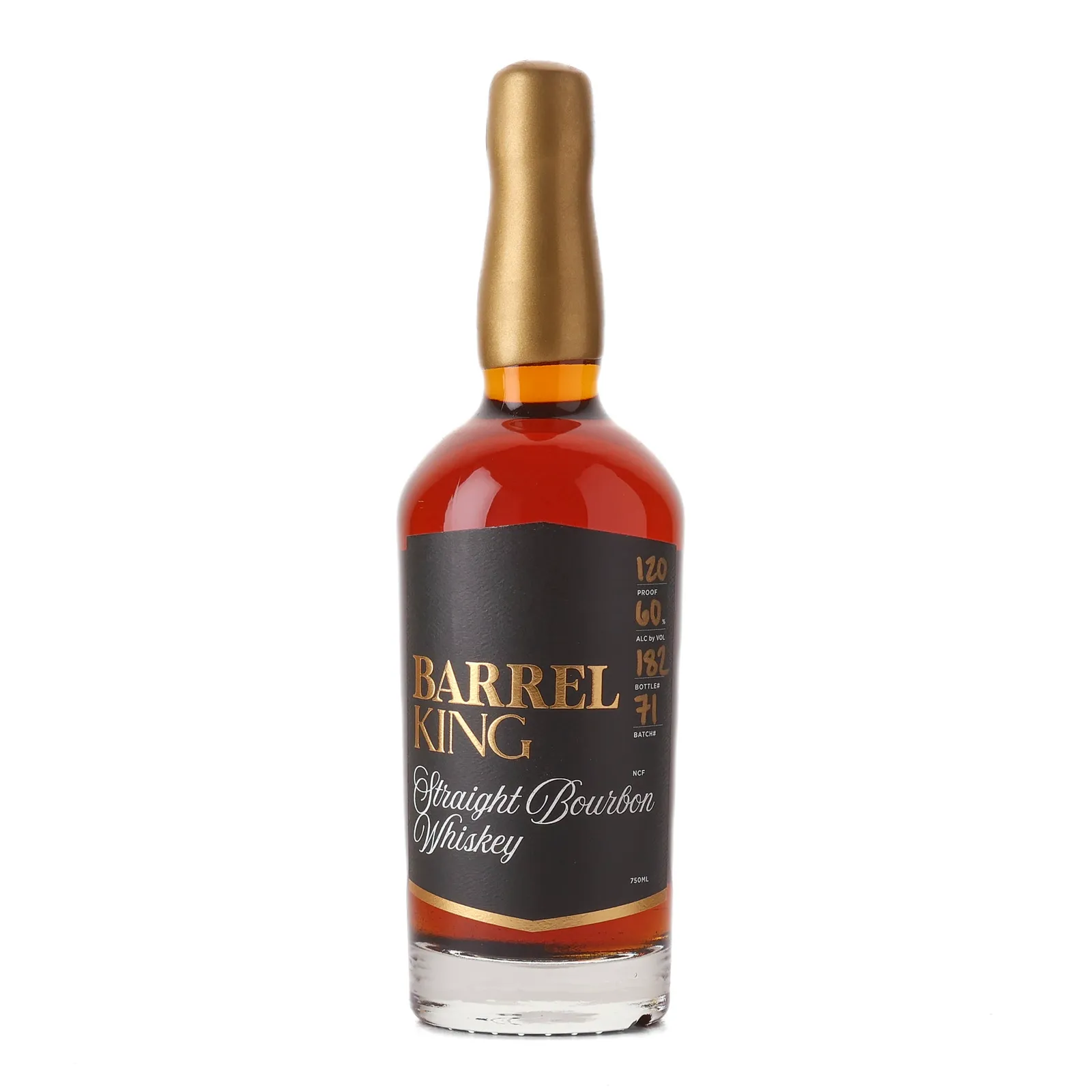 Barrel King 'The Gamma' Private Barrel Selection, New Charred Oak Cask, Batch No. 1, Old Road Craft Spirits Inc., 60% whisky bottle