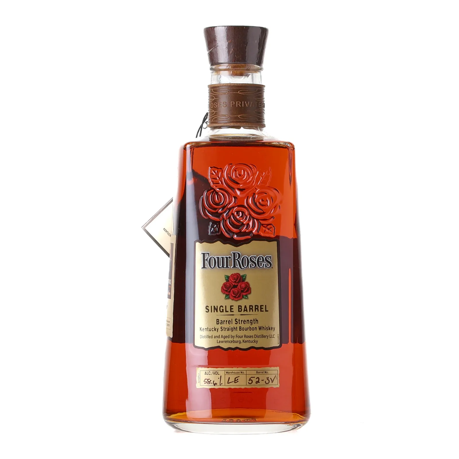 Four Roses Barrel Strength OESK 10 Year Old, Cask #52-3V, Batch No. LE 52-3V (Tier 3), 2021, 58.6% whisky bottle