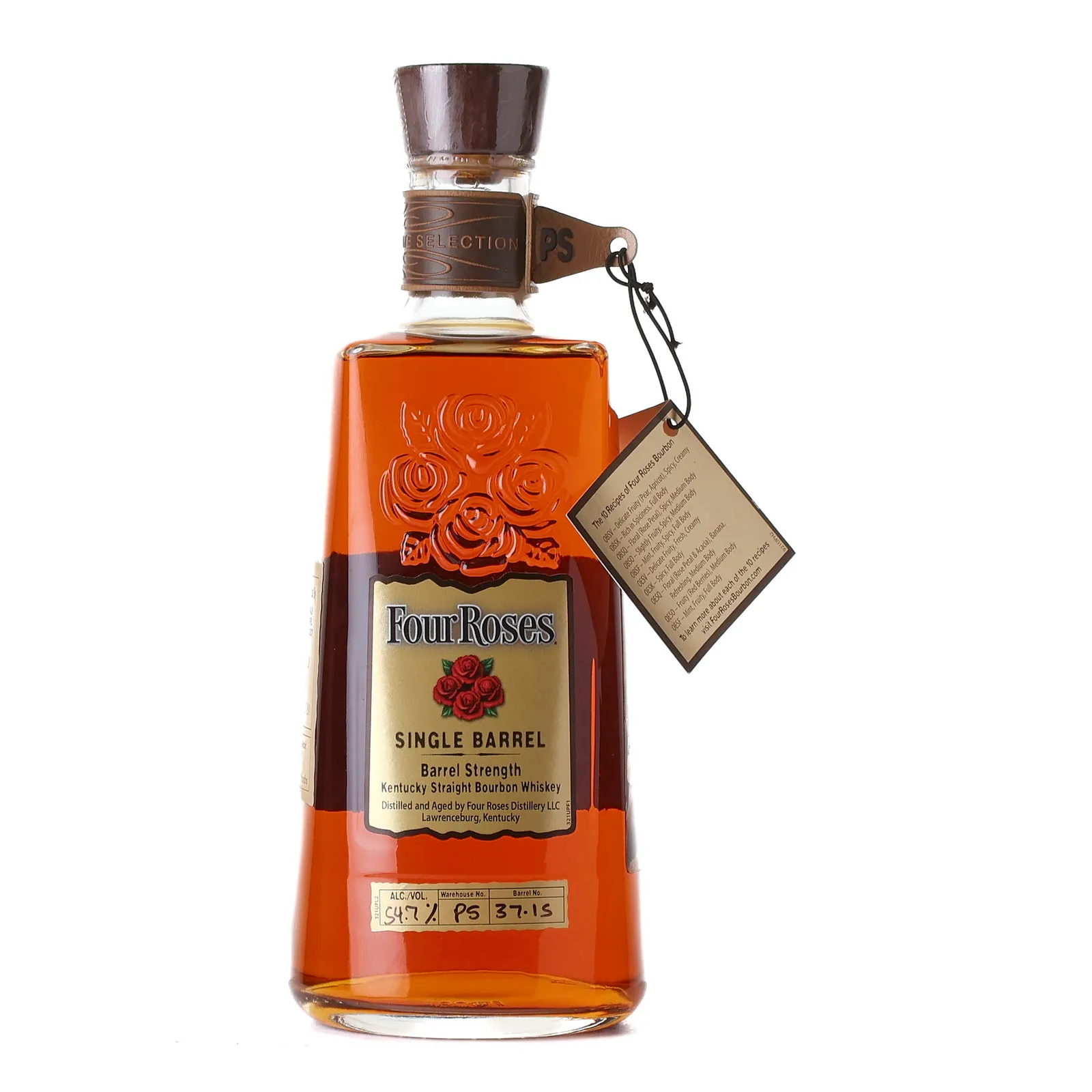 Four Roses Barrel Strength OESV Single Barrel Project Private Selection 10 Year Old, Barrel #10, 2020, 54.7% whisky bottle