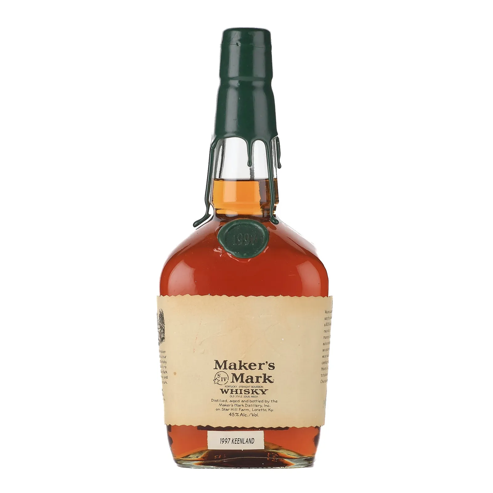 Maker's Mark Keeneland, 1997, 45% whisky bottle