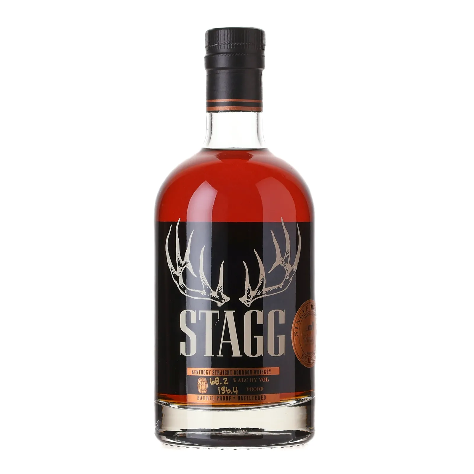 Stagg Barrel Proof 'Vintage Wine' Private Barrel Selection, Bourbon Cask, 2022, 68.2% whisky bottle