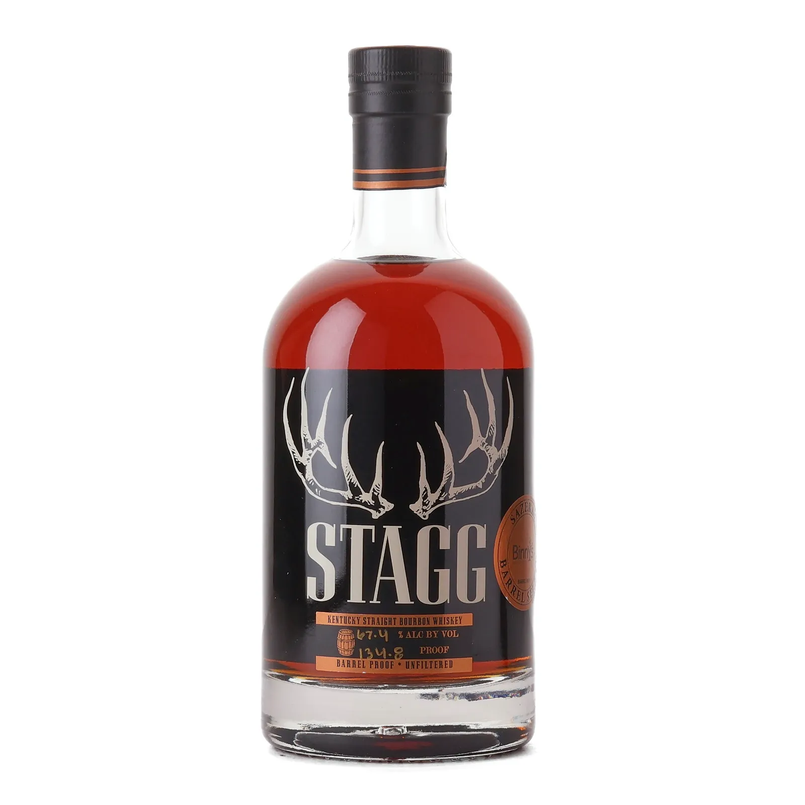 Stagg Binny's Private Barrel Selection, Cask #011, 2024, 67.4% whisky bottle