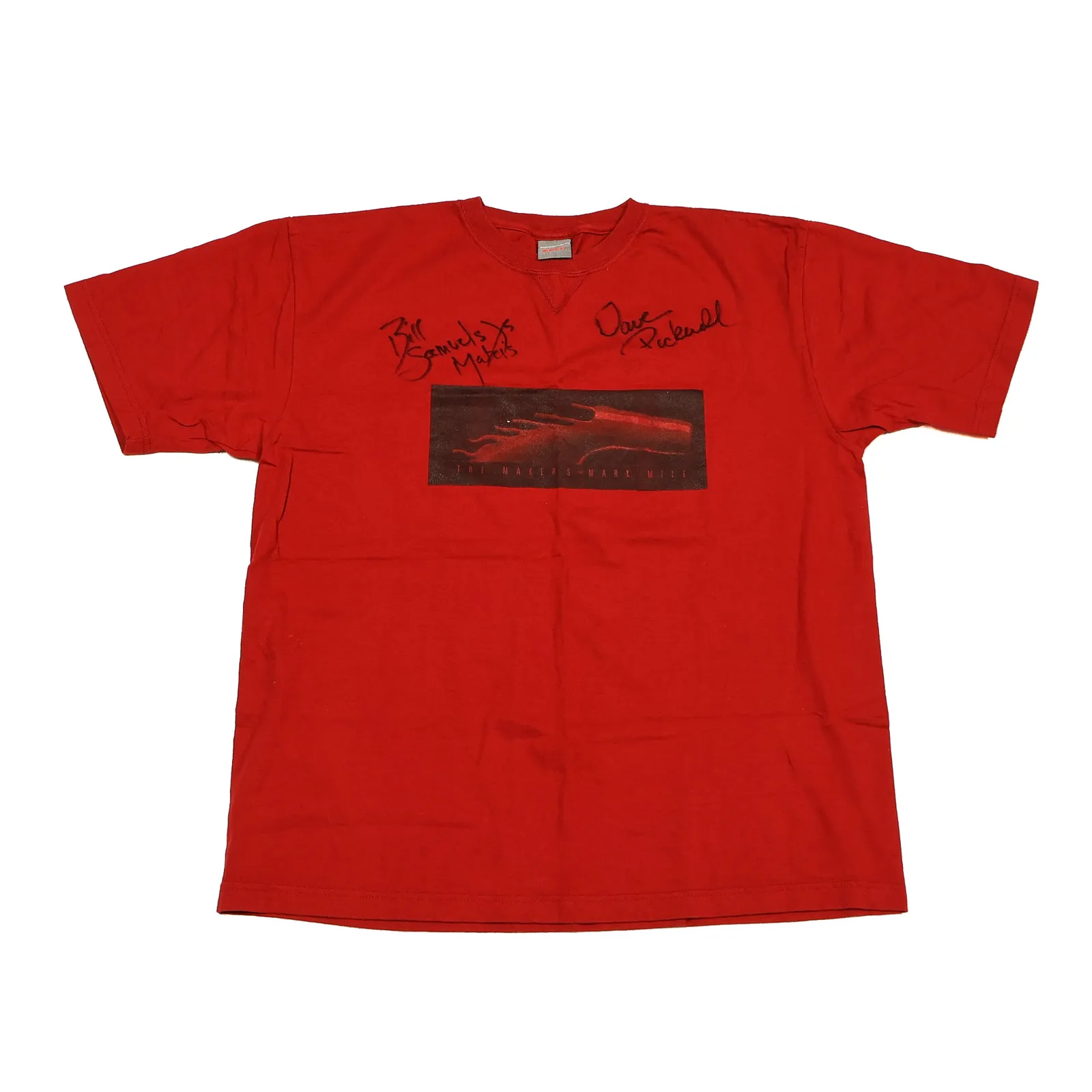 Maker's Mark Mile T-Shirt whisky bottle